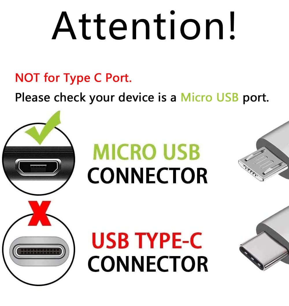 Best USB Charging Cable for Lighted Makeup Mirrors - Compatible with BESTOPE, AirExpect, KOOLORBS, Wondruz, Deweisn & Simplehuman - Perfect for Vanity, Bathroom & Travel Makeup Mirror Charging