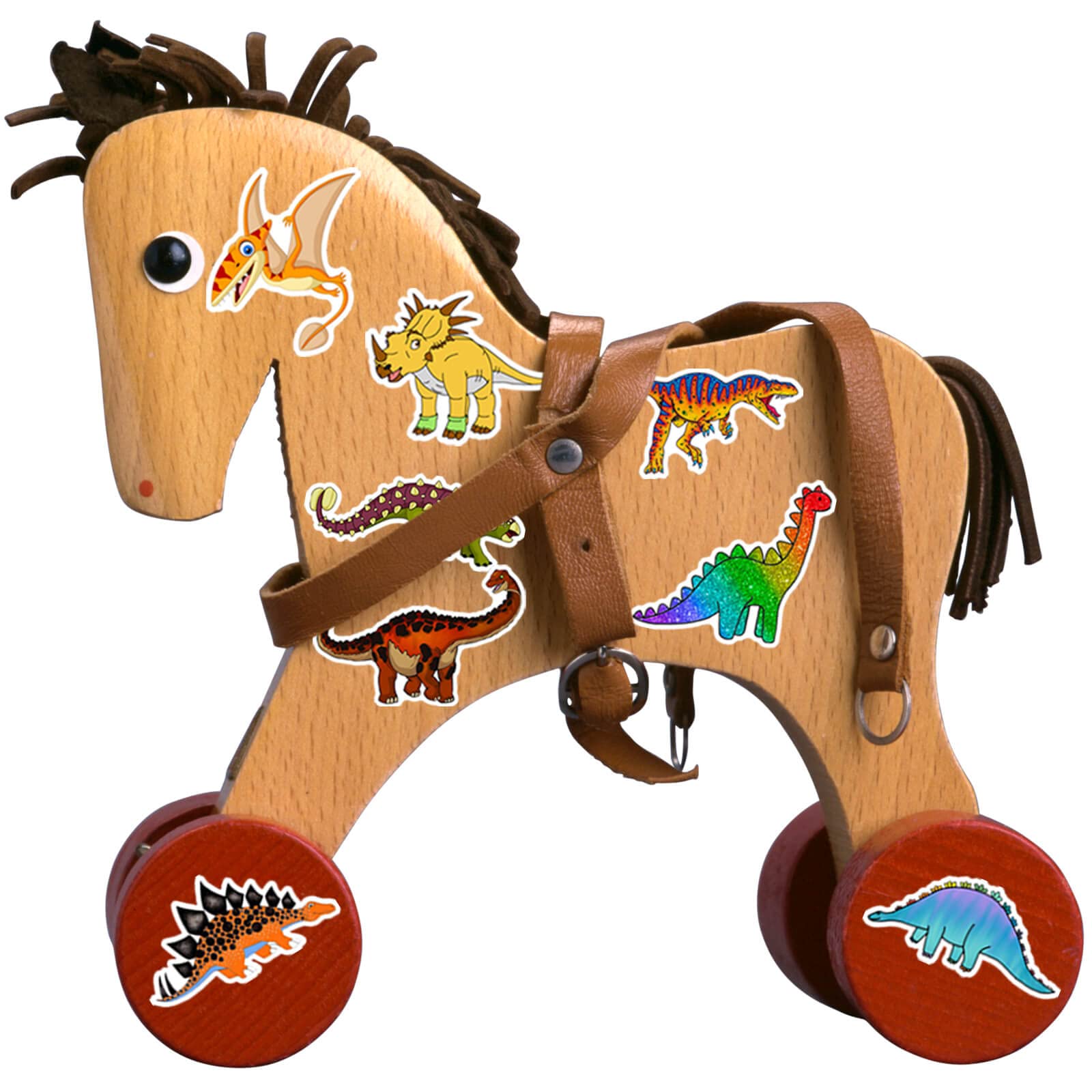 100PCS Dinosaur Stickers for Kids - Waterproof Cartoon Stickers for Scrapbooking, School Supplies, Luggage & Teaching Rewards - Fun Classroom & Party Favors, DIY Crafts & Kids' Activities