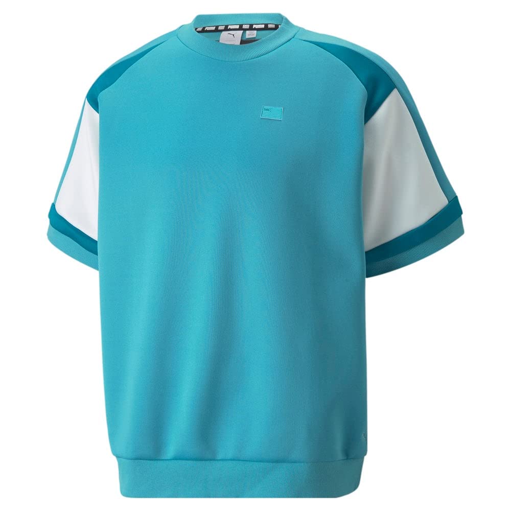 PUMA Men's TMC Hussle Way Top - Lightweight Performance T-Shirt for Running & Gym Workouts - Breathable & Comfortable Activewear for Sports & Casual Wear