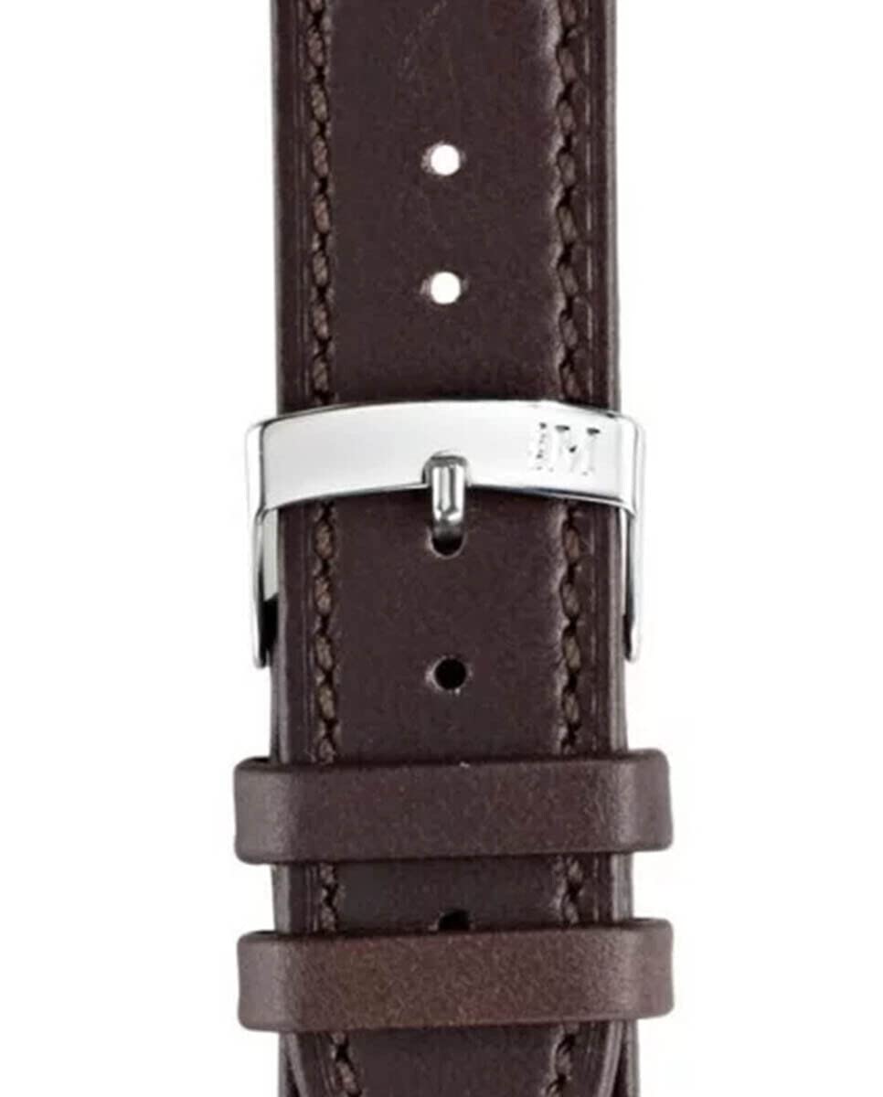 Premium Musa Calf Leather Watch Strap with Steel Buckle - for Business & Dress Watches