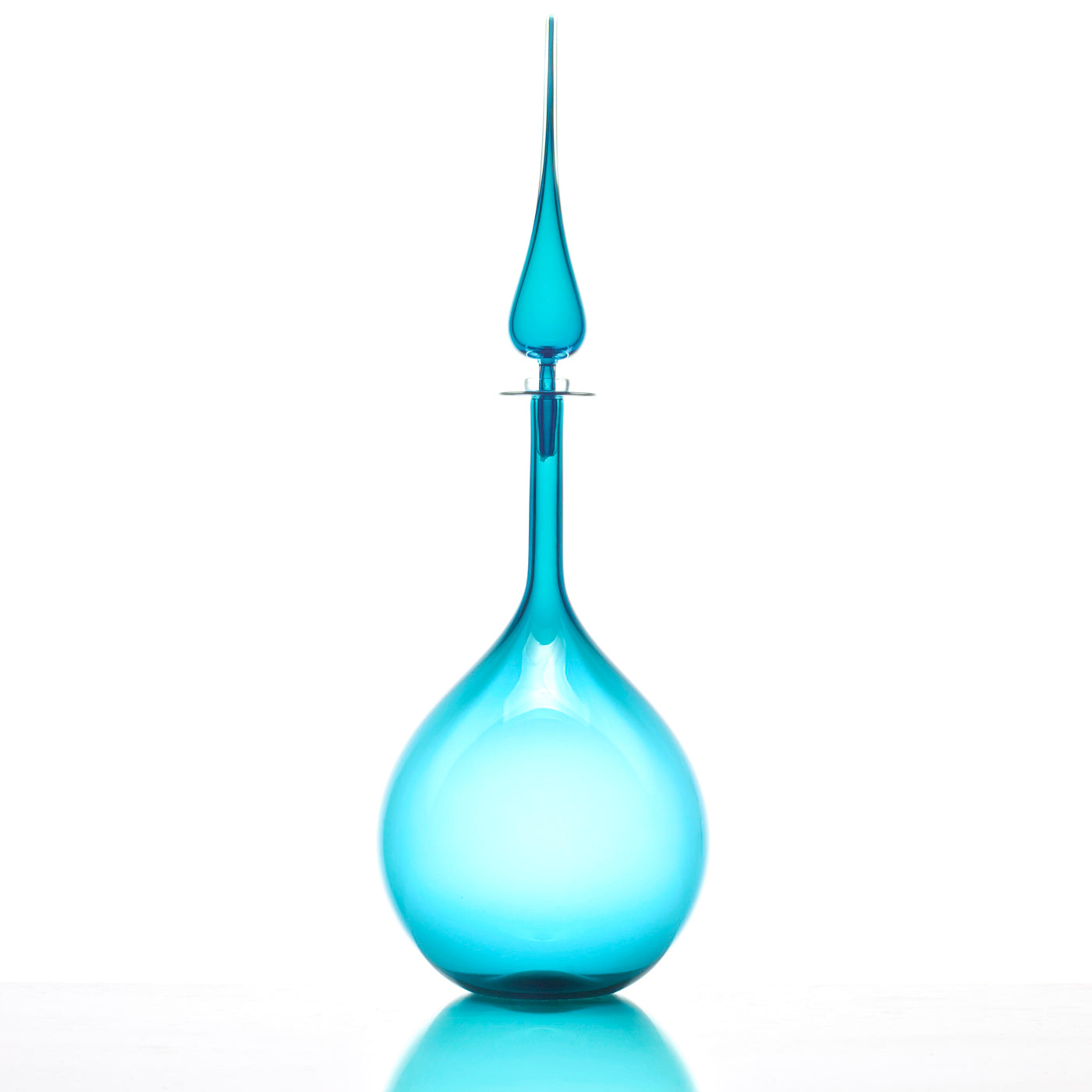 Joe Cariati Large Teardrop Decanter - Handcrafted Glass Wine Decanter for Red Wine Aeration & Elegant Home Bar Decor - Perfect for Dinner Parties & Gift Giving