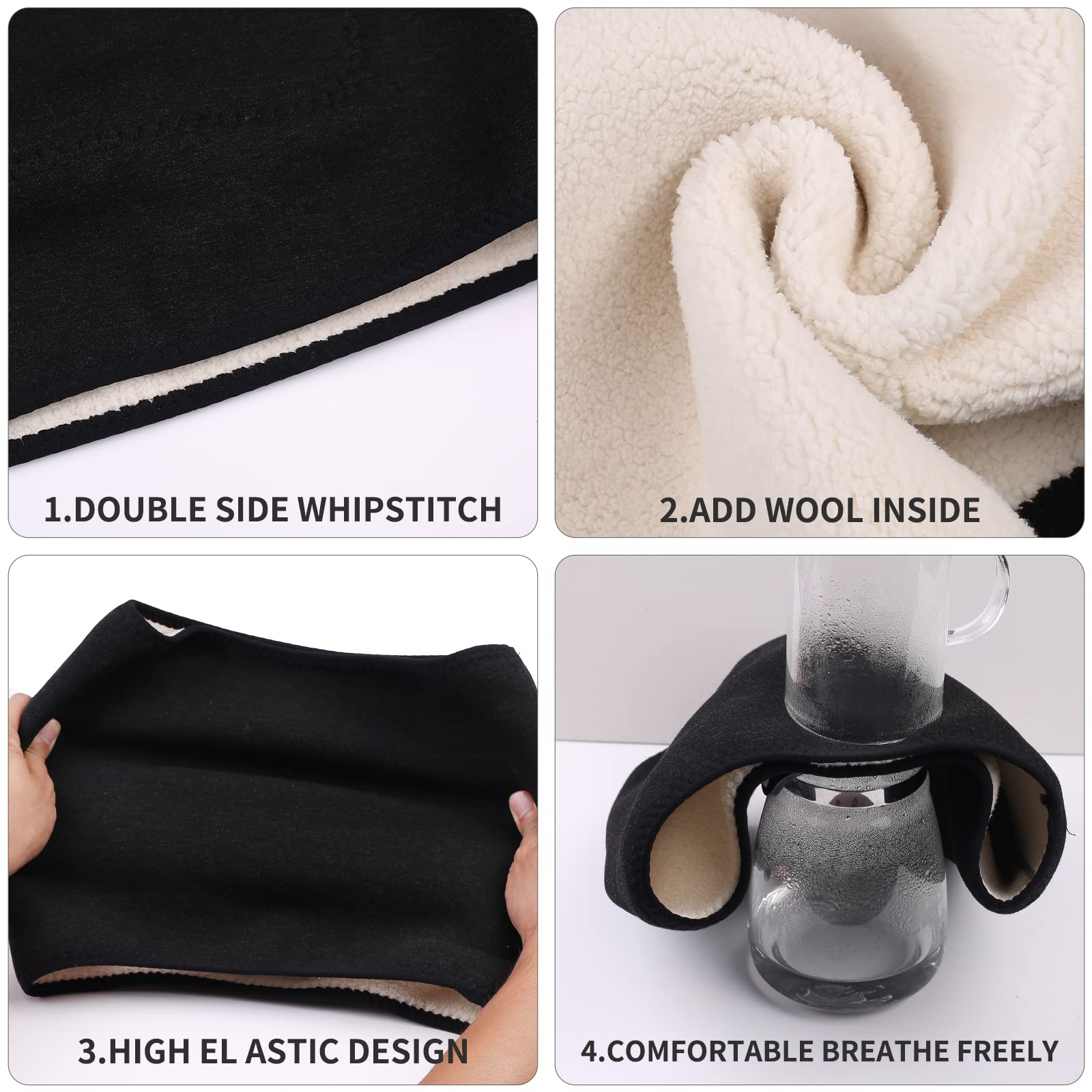 Premium Winter Cashmere Waist Warmer Belt - Thermal Kidney & Back Support for Pain Relief - Soft Wool Loin & Abdominal Binder - Ideal for Cold Weather, Office Work & Back Pain Comfort