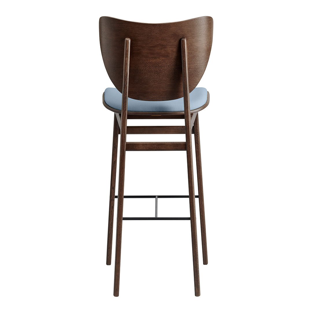 Stylish Upholstered Elephant Bar Chair - Comfortable Counter Height Stool for Kitchen Island, Breakfast Nook & Home Bar Decor