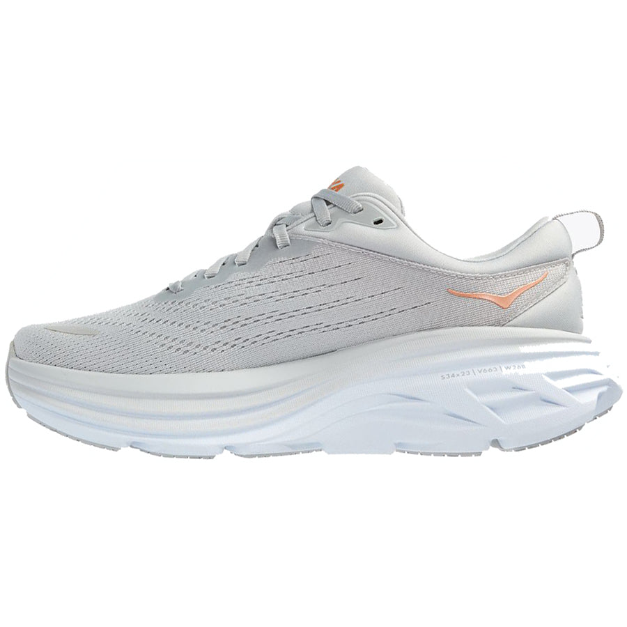 HOKA Bondi 8 Running Shoes for Men & Women - Cushioned Comfort for Walking, Jogging & Marathon Training - Perfect for Road Running & Everyday Wear