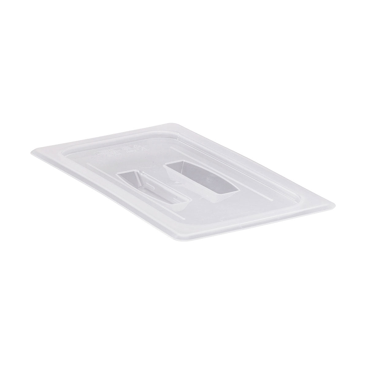 Cambro 30PPCH190 Translucent 1/3 Size Food Pan Lid with Handle - Durable & Clear Cover for Commercial Kitchen, Catering, Buffet Serving, and Food Storage