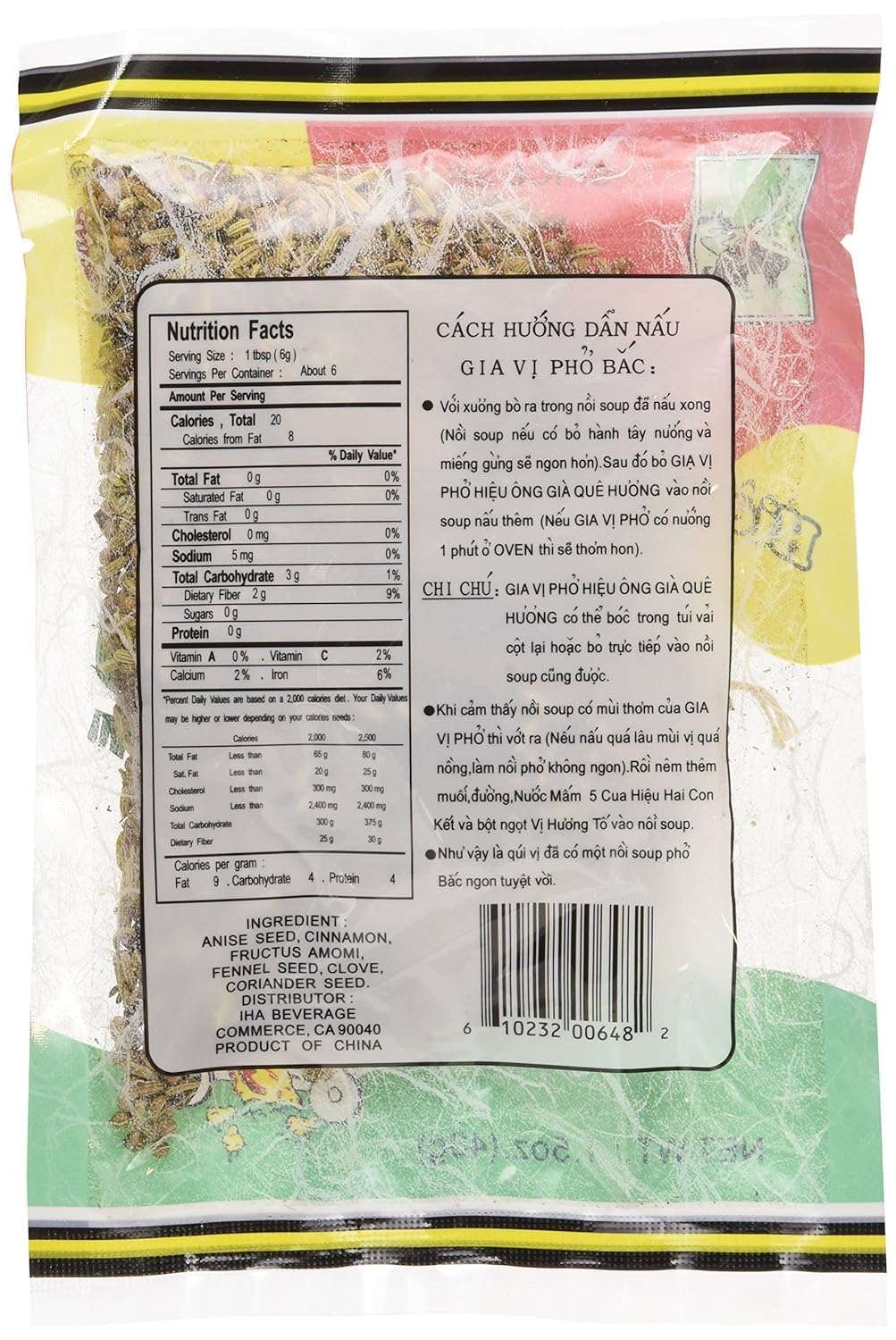 Old Man Que Huong Pho Bac Spice Seasoning (10 Packs) - Authentic Vietnamese Pho Spice Mix for Beef Noodle Soup | Perfect for Home Cooking, Restaurant Use & Asian Cuisine Lovers