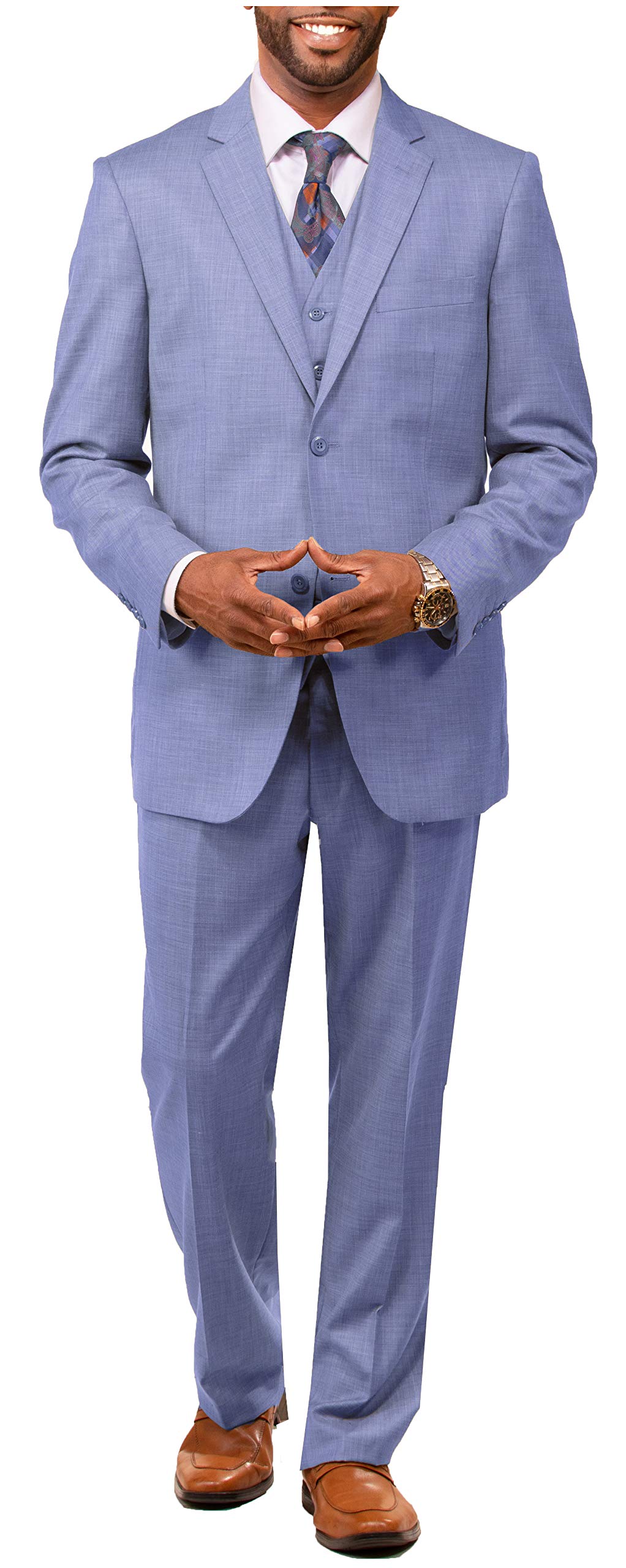 Classic Fit Men's Suit 2 & 3 Piece Formal Suits for Wedding, Business & Special Occasions - Big & Tall Sizes Available