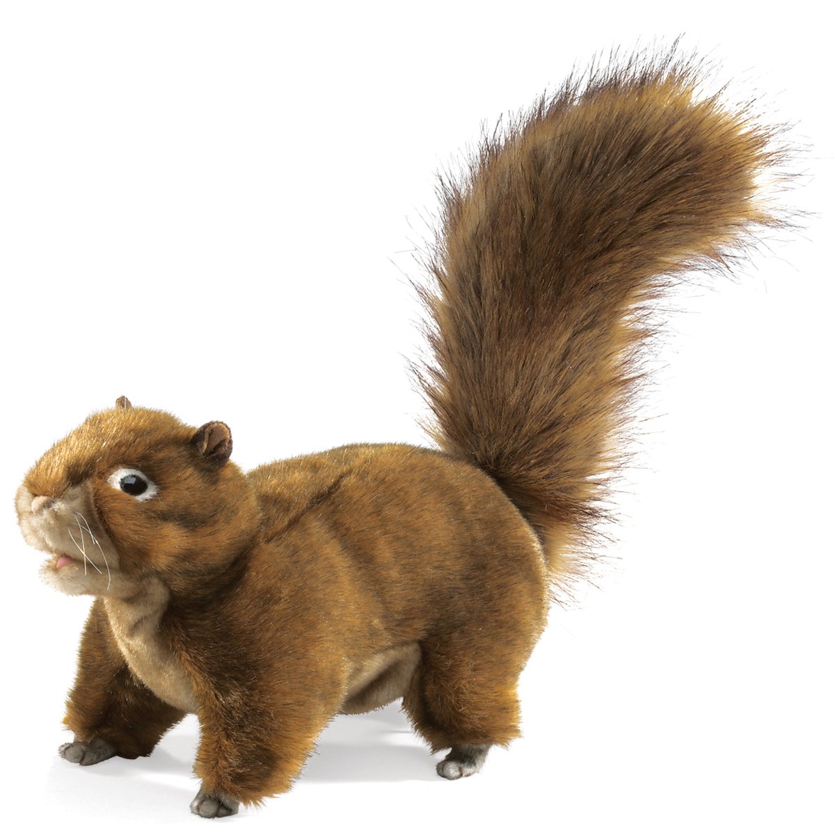 Folkmanis Red Squirrel Hand Puppet - Realistic Animated Animal Puppet for Kids, Storytelling & Educational Play - Perfect for Classroom, Theater & Family Fun