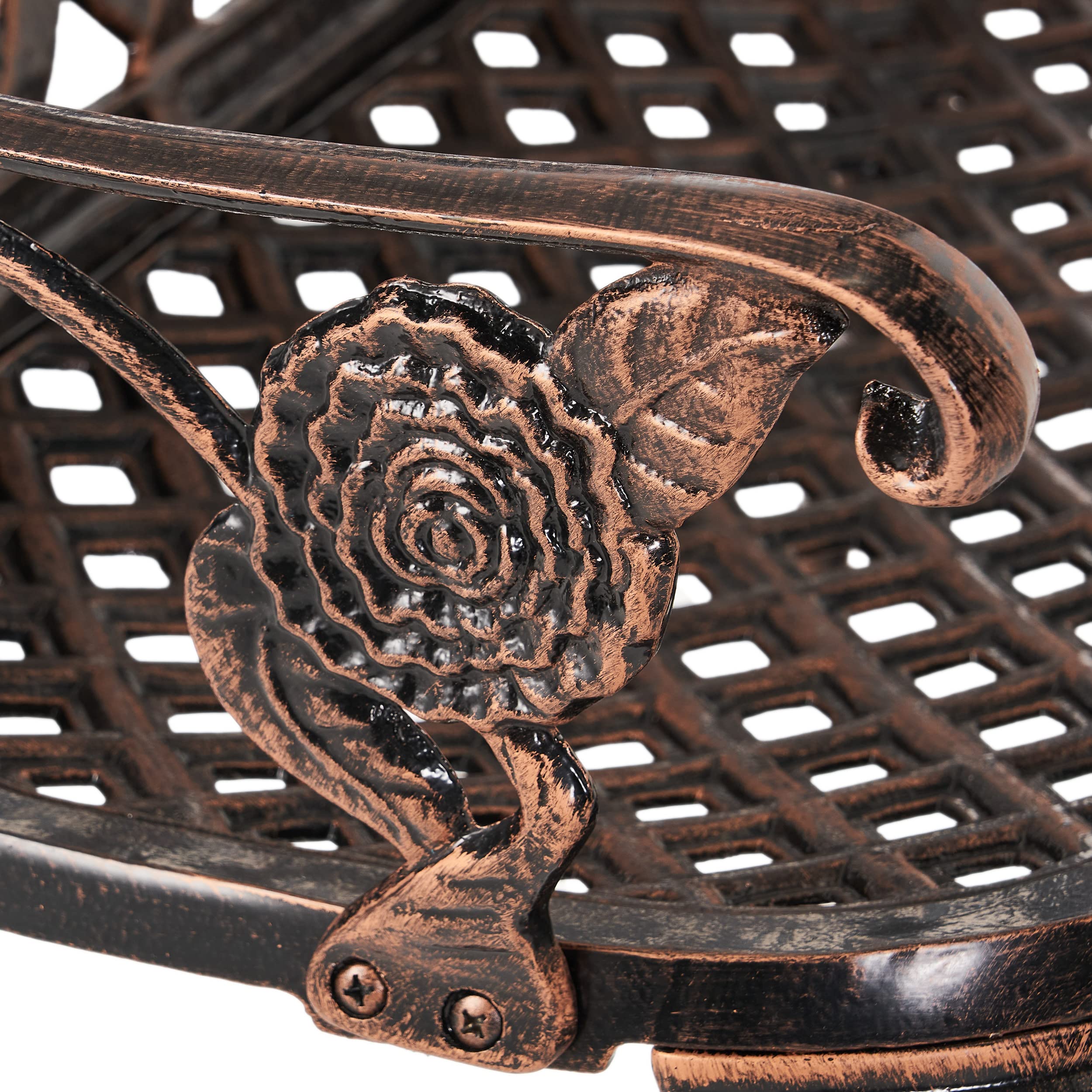 Lucia Outdoor Garden Bench - Weather-Resistant Wooden Patio Seating for Backyard, Porch, and Deck - Perfect for Relaxing and Entertaining Outdoors