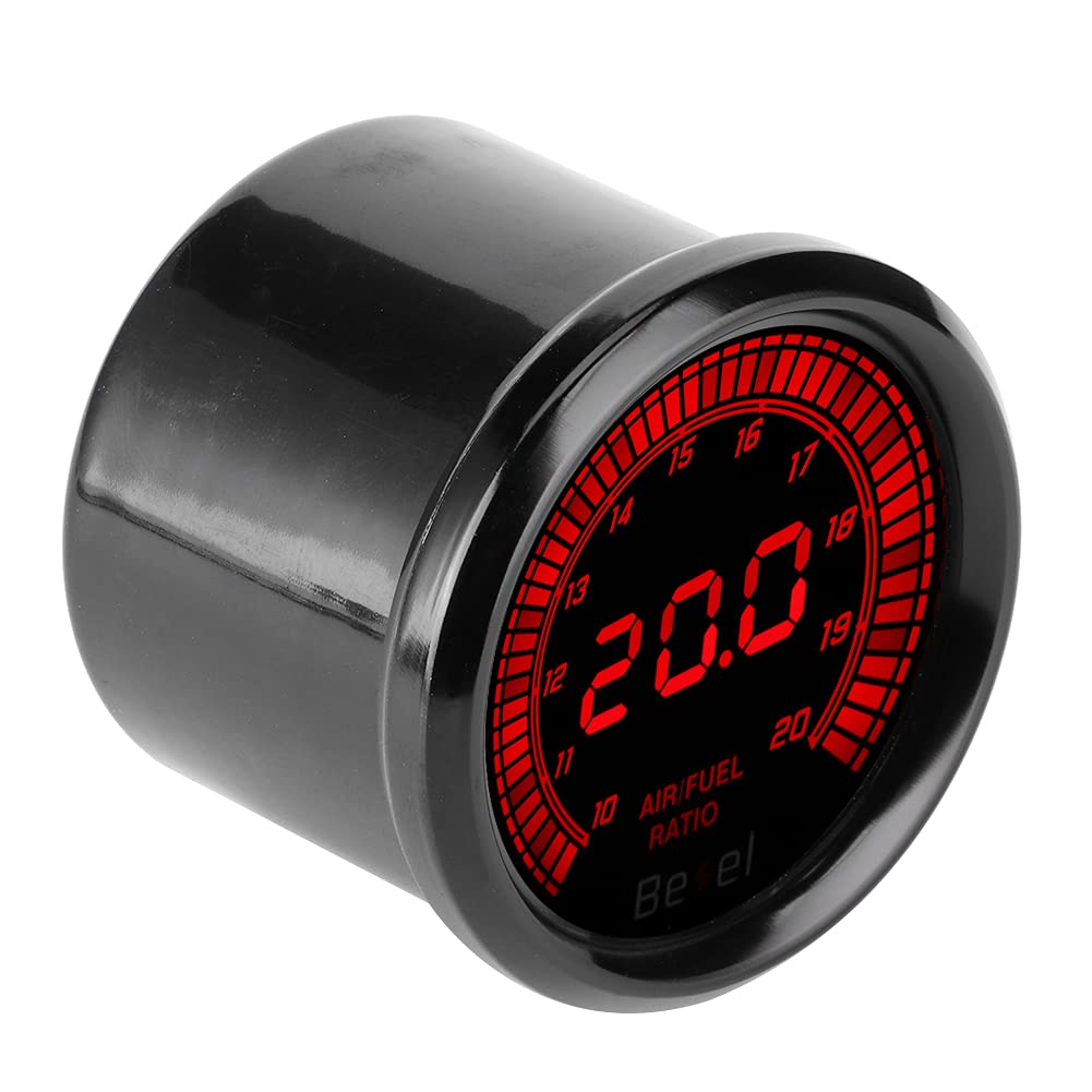 AFR Wideband Air Fuel Ratio Gauge - Digital O2 Sensor Monitor for Car, Truck & Motorcycle Performance Tuning | Racing, Dyno Testing & Engine Diagnostics