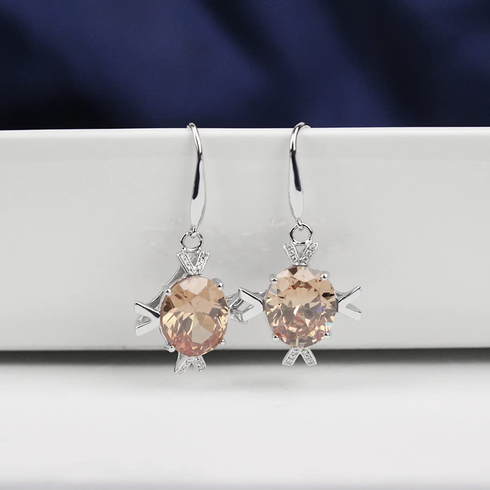 925 Sterling Silver Dangle Earrings for Women - Trendy Cubic Zirconia Drop Earrings with Shiny Stones | Perfect Gift for Birthday, Anniversary & Special Occasions | Elegant Jewelry for Parties, Weddings & Everyday Wear