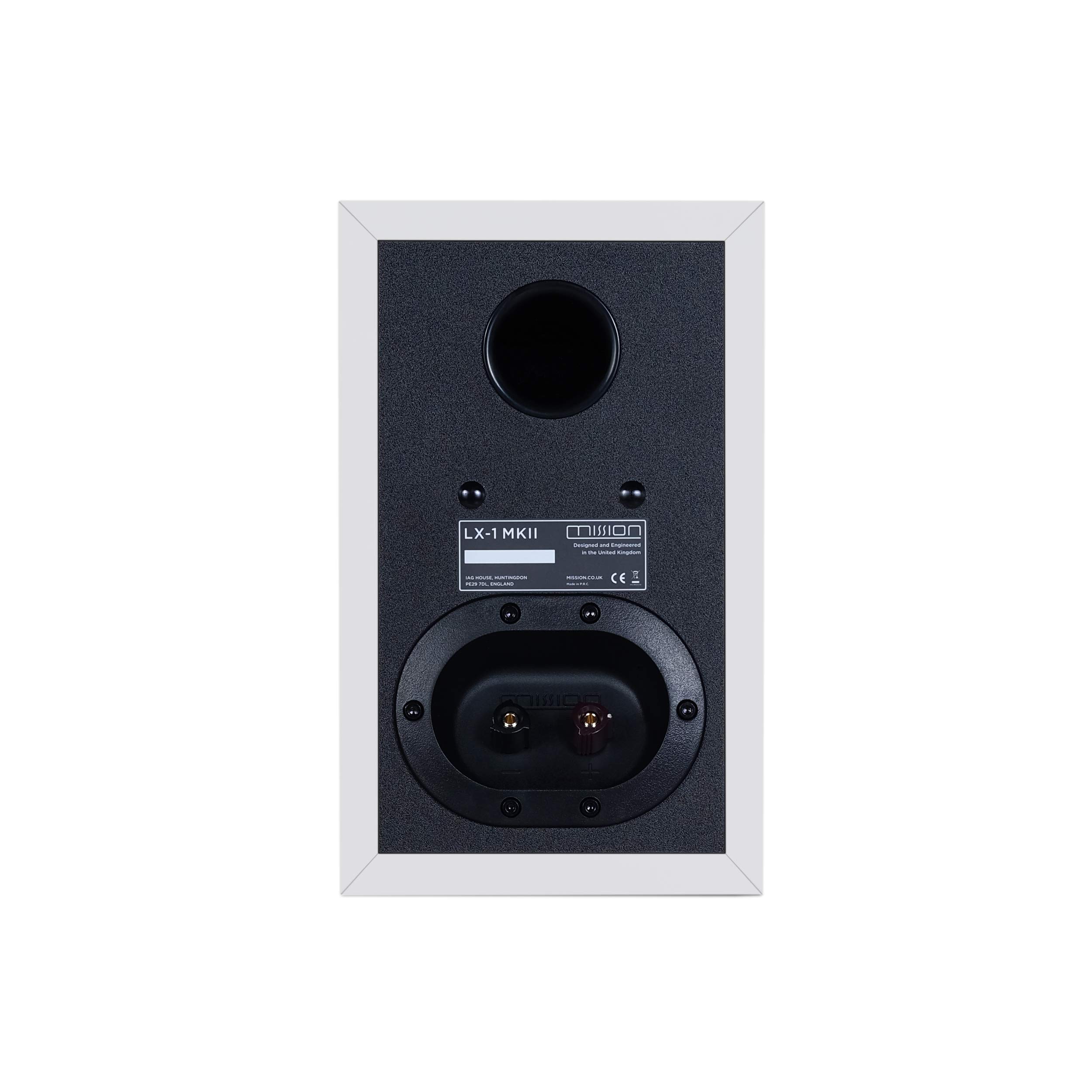 Mission LX-1 MkII Bookshelf Speakers - Premium HiFi Audio for Home Theater & Music (Pair, Lux White) | Perfect for Living Room, Bedroom & Home Studio Setup