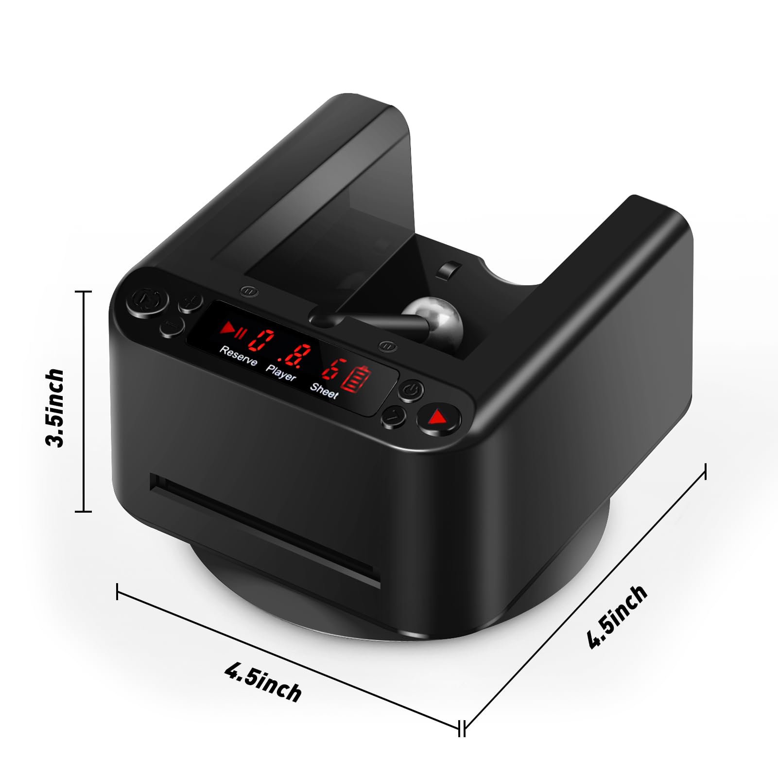 Smart Automatic Card Dealer Machine - 360° Rotating Universal Anti-Cheating Poker Dealer for UNO, Blackjack, Texas Hold'em - Perfect for Casino Nights, Poker Parties & Family Game Nights