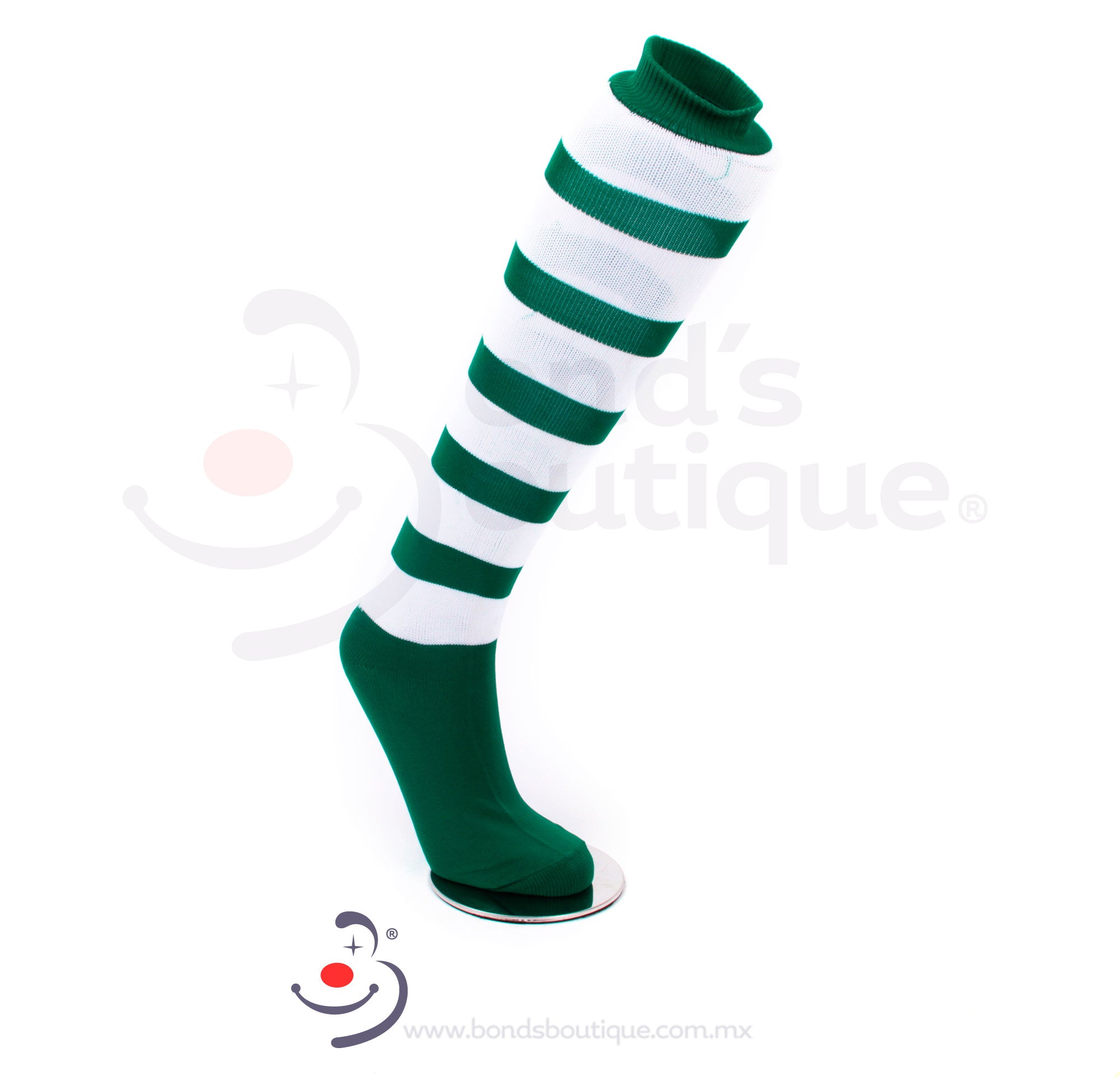 BONDS White/Green Flag Socks - Comfortable & Stylish for Sports, Casual Wear & Patriotic Events