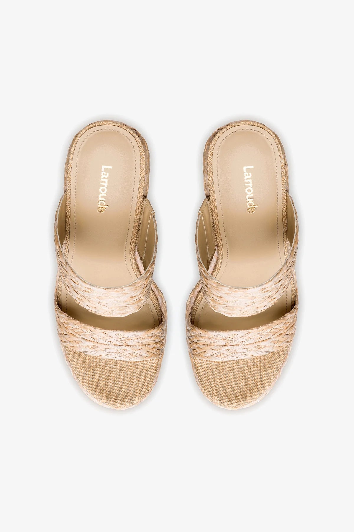 Pamera Natural Raffia Wedge Sandals - Comfortable Women's Summer Shoes for Beach, Vacation & Casual Outings