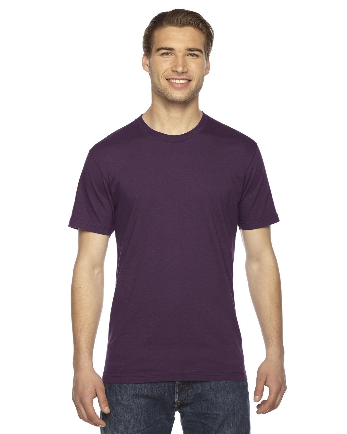American Apparel 2001W Unisex Cotton Jersey Short Sleeve T-Shirt - Soft & Comfortable Casual Tee for Men & Women | Perfect for Everyday Wear, Gym, and Street Fashion