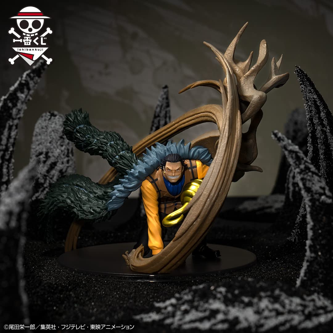 BANDAI Ichibansho One Piece Crocodile Duel Memories Spirits Collectible Figure - Anime Action Figure for Display, Gift & Home Decoration