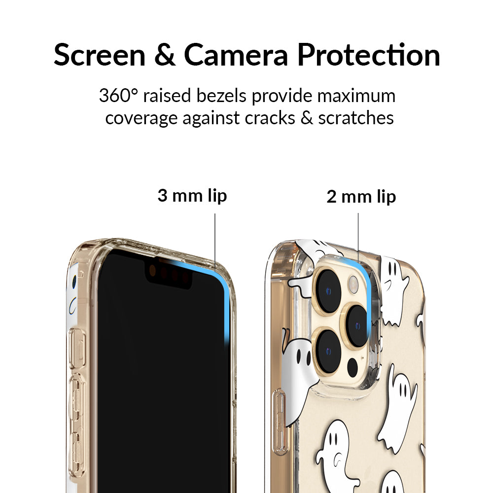 Ghosted Clear iPhone Case - Ultra Slim Protective Cover for iPhone [Model] | Shatterproof & Scratch-Resistant | Perfect for Everyday Use & Travel