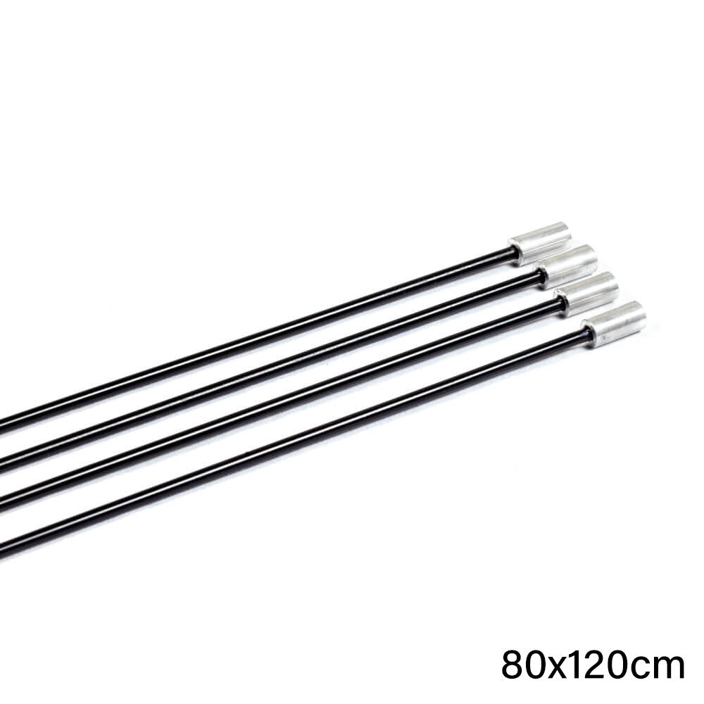 Softbox Replacement/Spare Rods - Compatible with Non-Recessed & Recessed Softboxes (5cm Grid Included) - Perfect for Photography Studio Lighting & Video Production