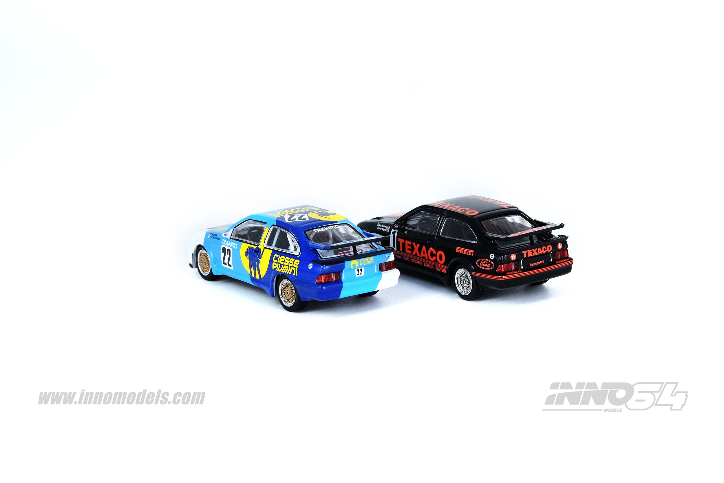 1:64 Scale INNO Models Ford Sierra RS500 Cosworth Texaco FIA European Touring Car Championship 1988 Diecast Model Car - Perfect for Collectors, Racing Enthusiasts, and Display Showcases