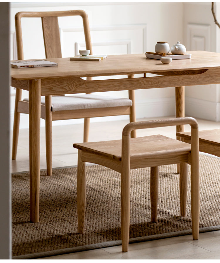 Premium Oak & Ash Solid Wood Tea Maker Set with Integrated Tea Table - Perfect for Home, Office & Zen Tea Ceremonies