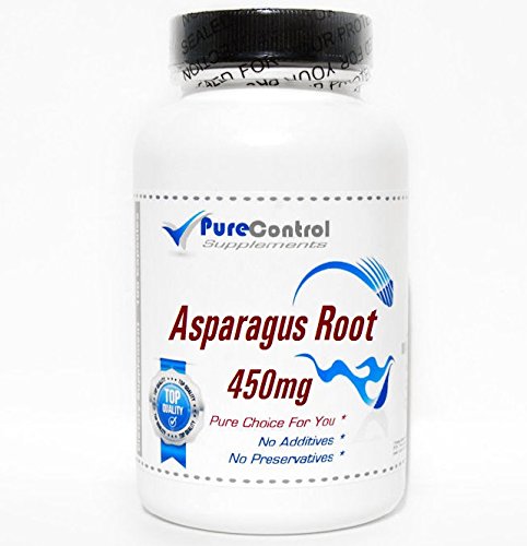 PureControl Supplements Asparagus Root 450mg - 90 Capsules | Natural Herbal Supplement for Energy & Immunity Support | Perfect for Daily Wellness & Detox Routines