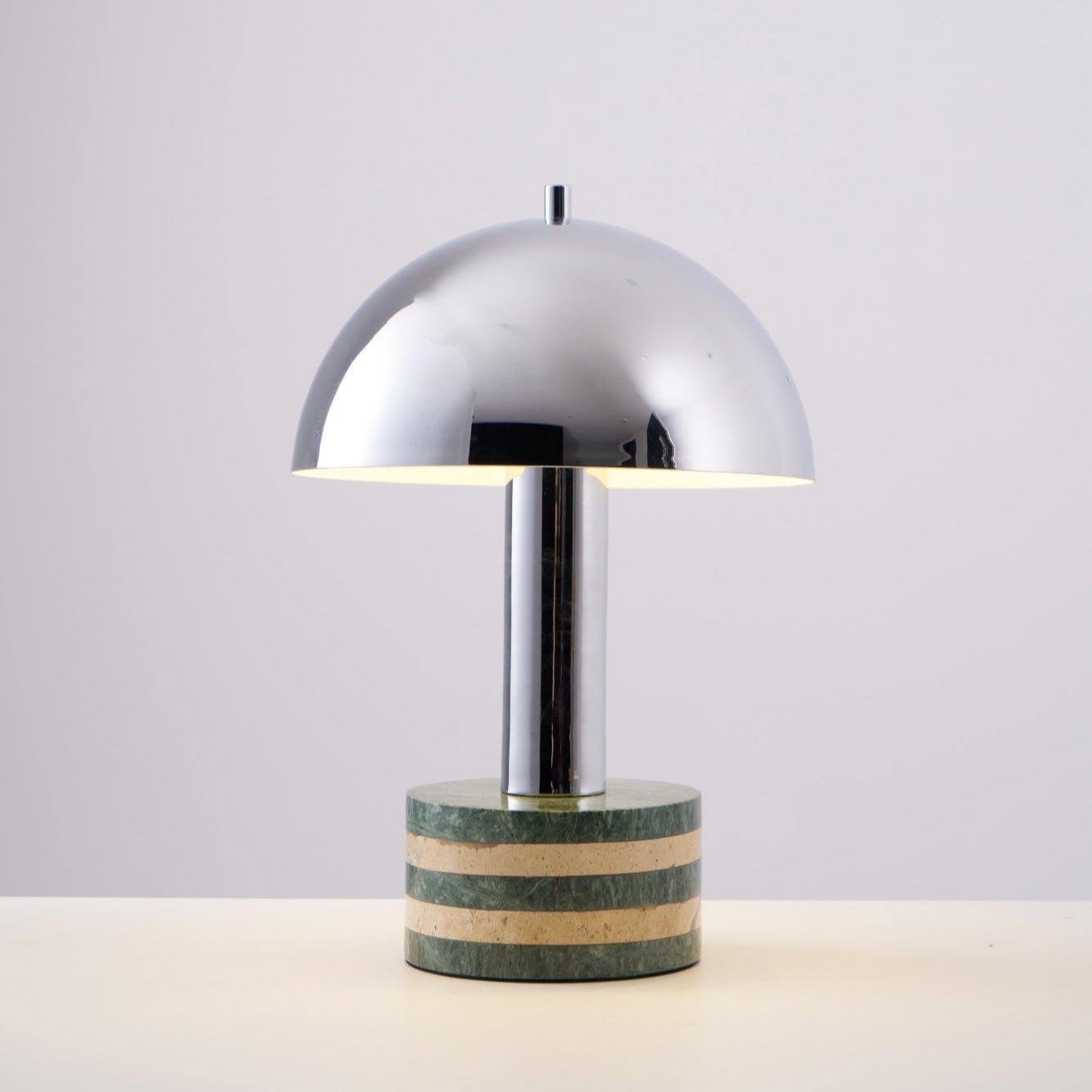 Modern Chrome Table Lamp - Adjustable Brightness LED Desk Light for Home Office, Bedroom & Study - Perfect for Reading, Working & Decor