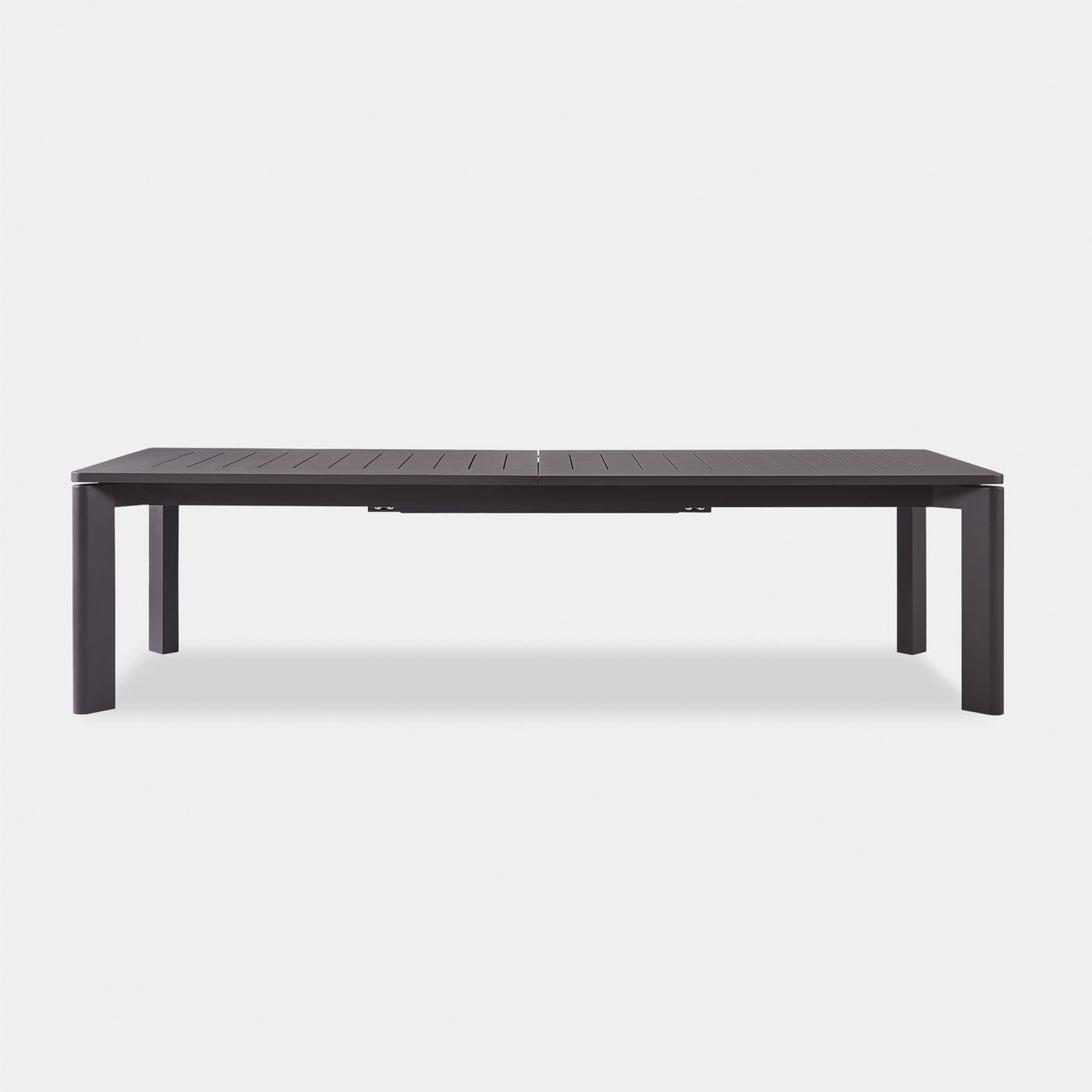 Byron Extendable Aluminum Dining Table - Expandable for 6 to 10 Guests - Perfect for Indoor/Outdoor Entertaining, Small Spaces & Family Gatherings