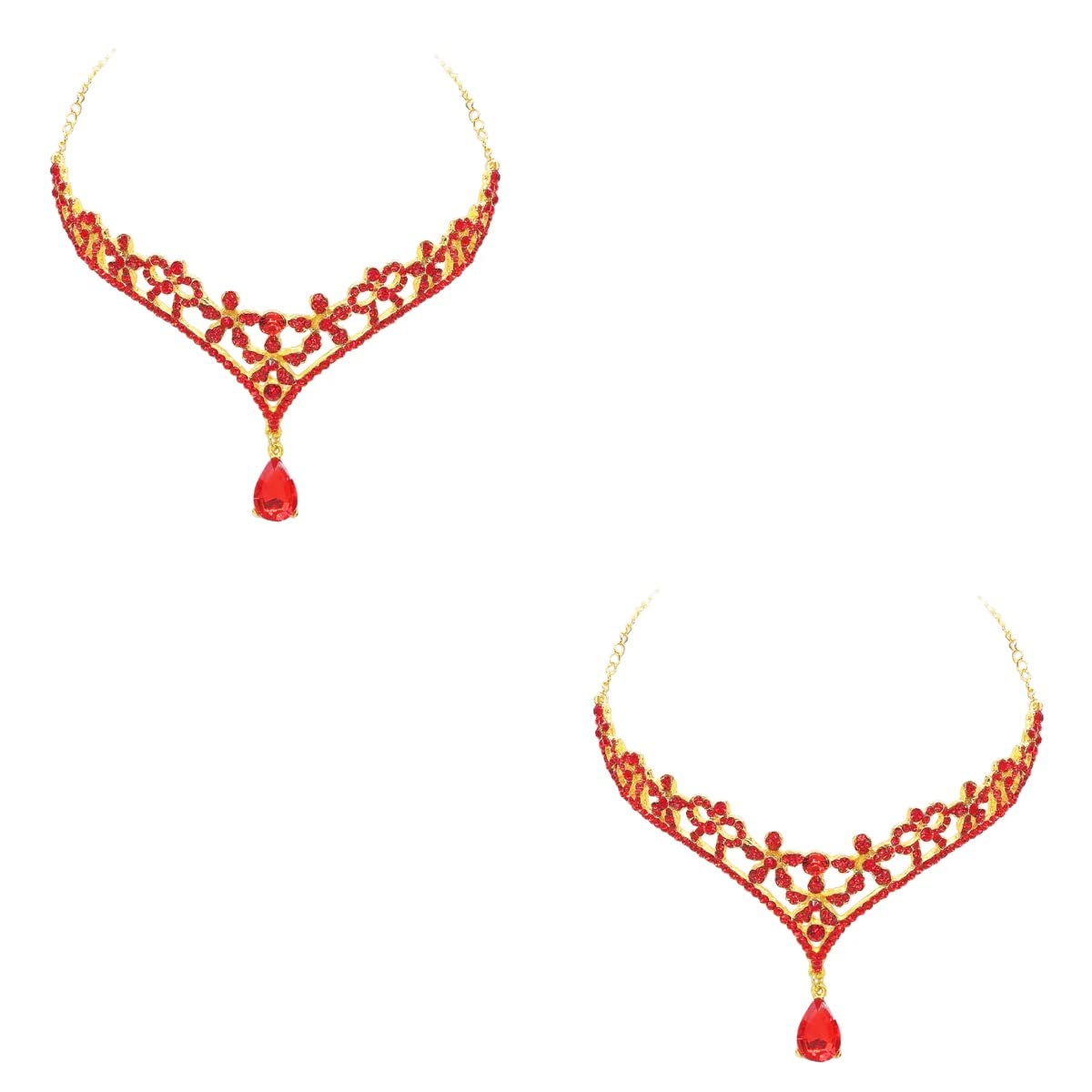 2 Pcs Wedding Forehead Chain Bridal Frontlet Headpiece - Elegant Forehead Jewelry for Bride, Bridesmaids & Boho Wedding - Perfect for Ceremonies, Photos & Special Occasions