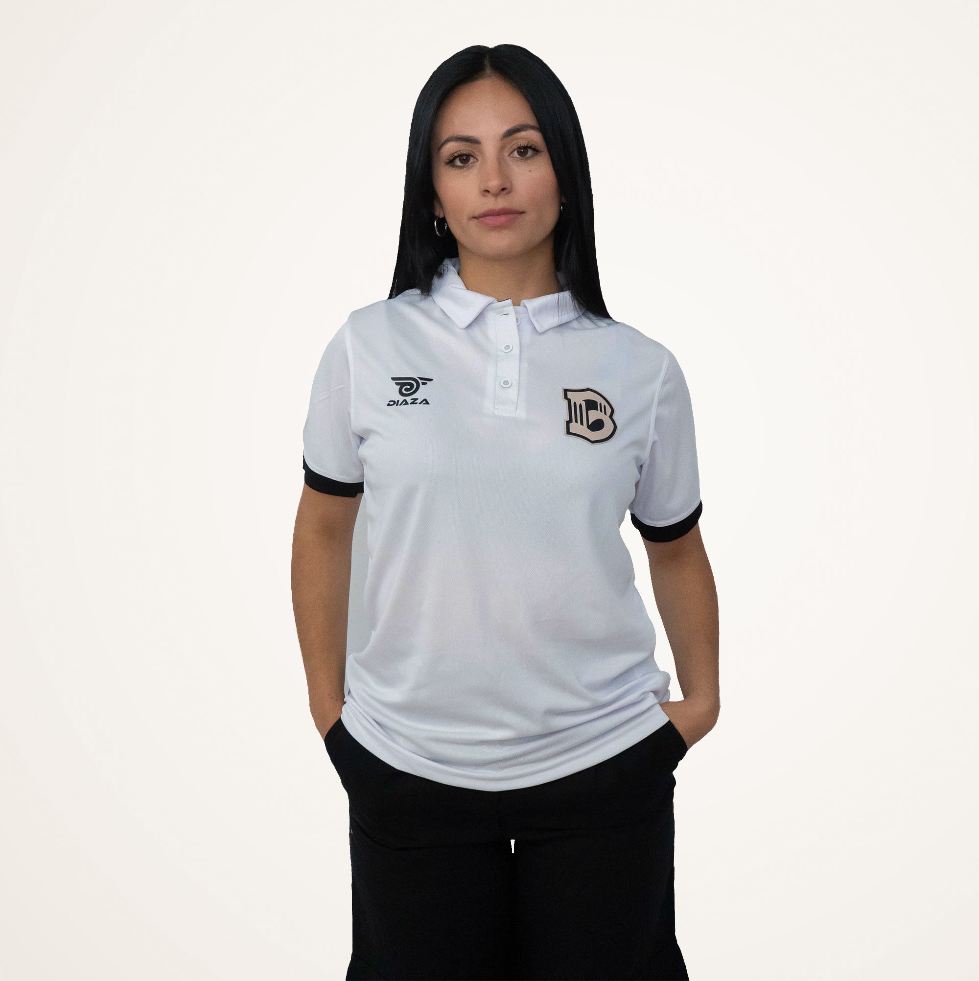 Brooklyn FC Women's White Polo Shirt - Breathable & Stylish Soccer Jersey for Women - Perfect for Training, Matches & Casual Wear