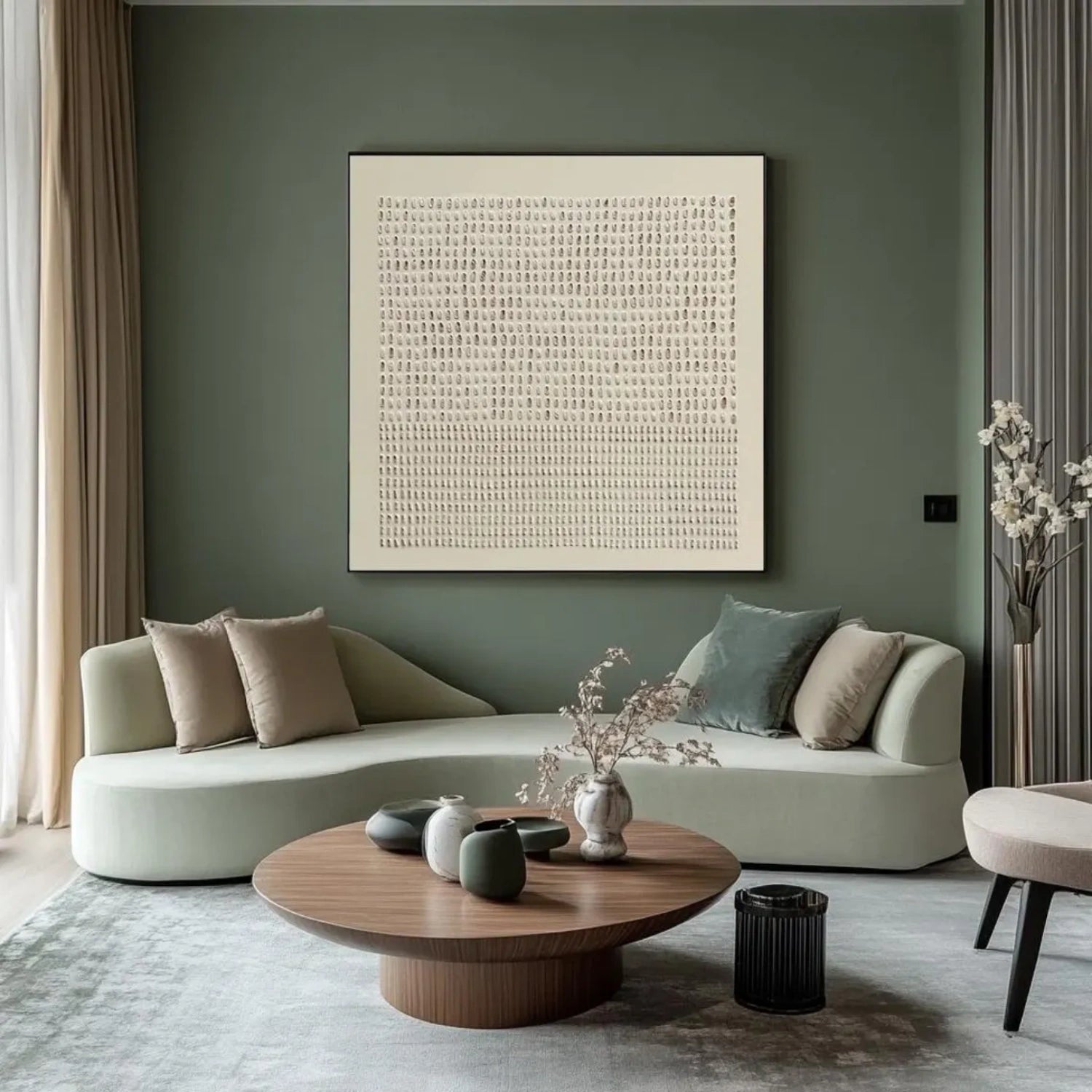 Abstract Tranquility Art Painting #WS261 - Modern Canvas Wall Art for Living Room, Bedroom & Office Decor