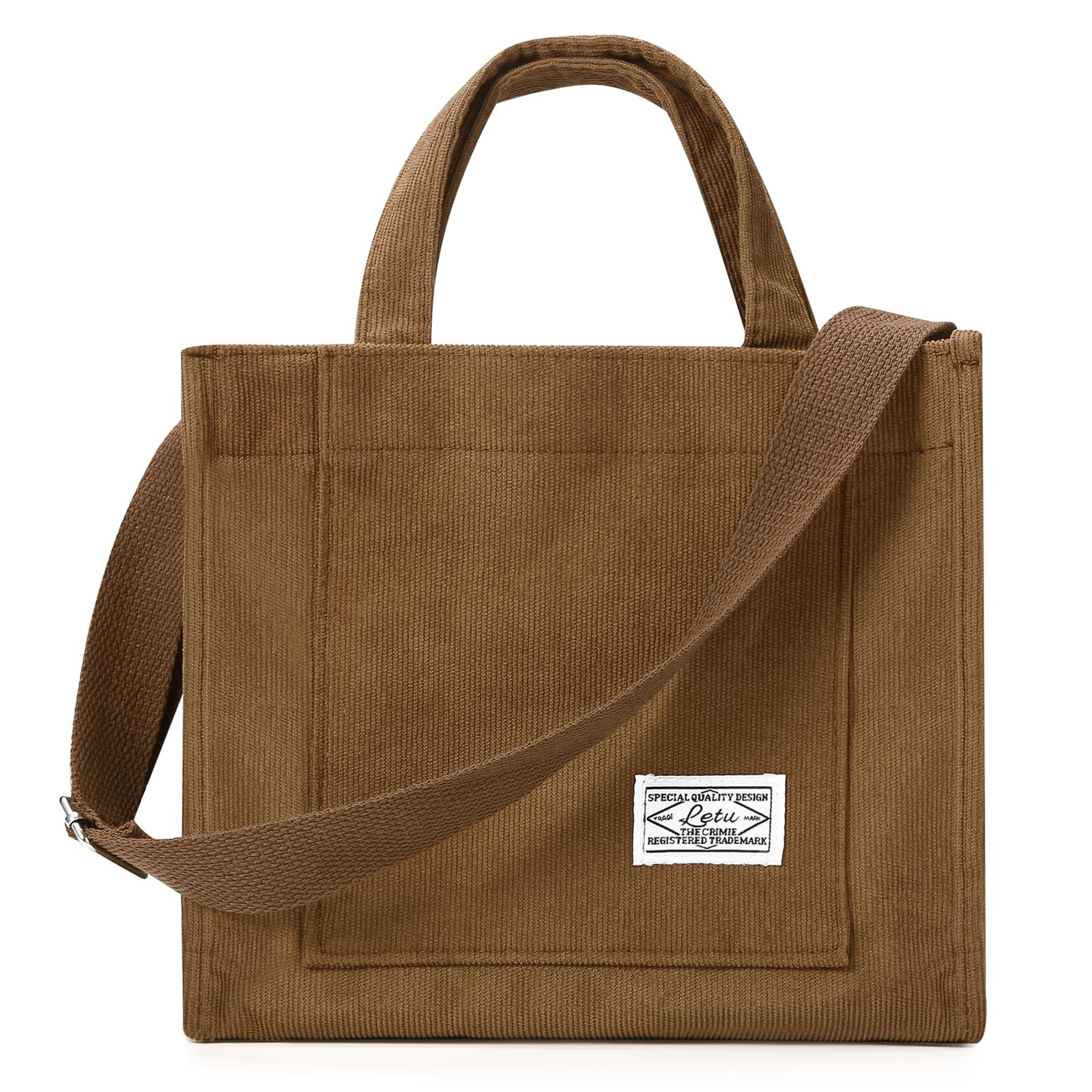 Stylish Women's Corduroy Tote Bag - Fashionable Messenger Satchel with Design Sense | Perfect for Work, Travel & Everyday Use