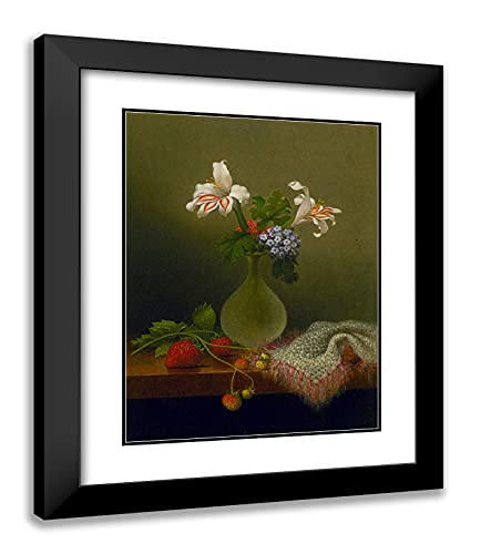 Black Modern Wood Frame with Double Matting