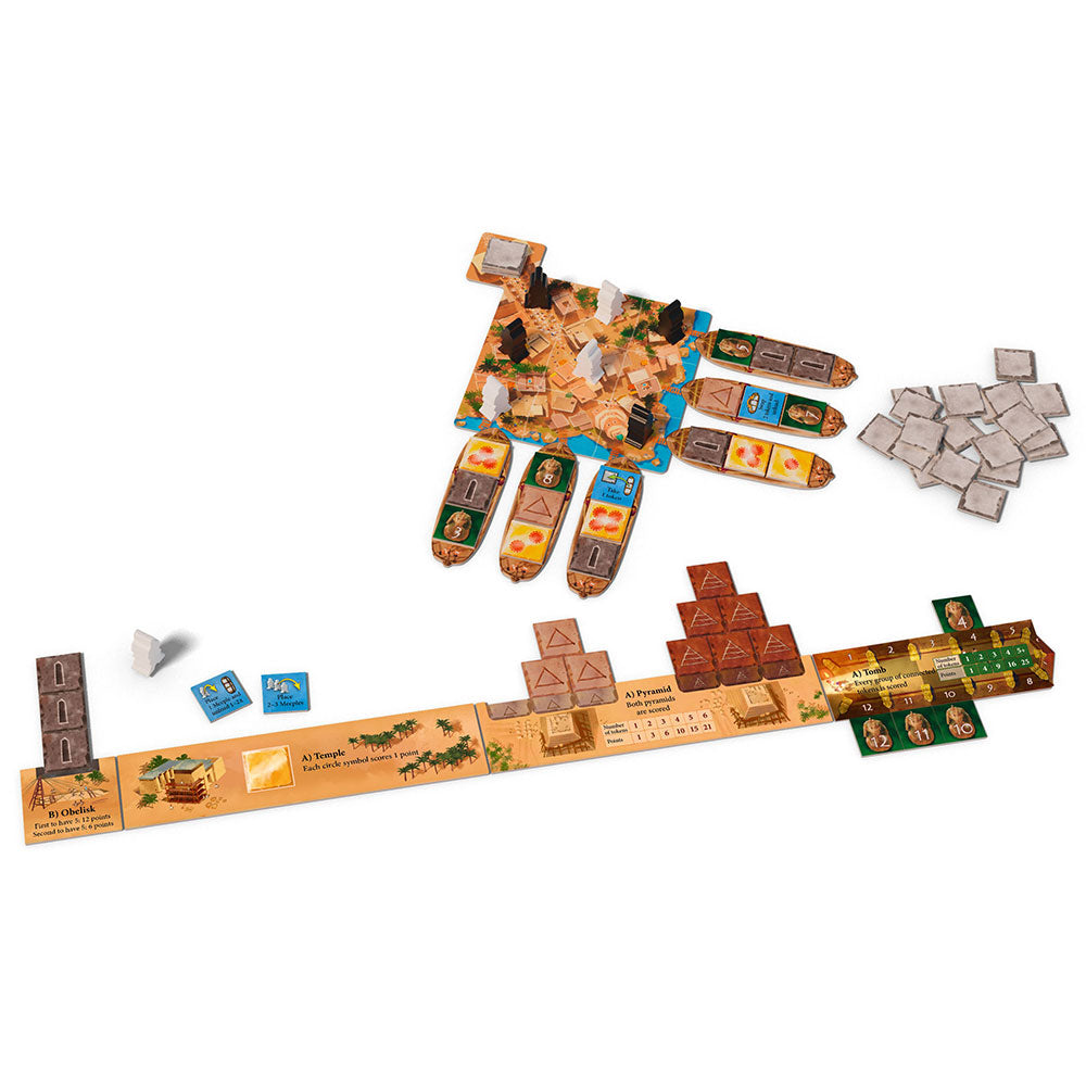 Imhotep: The Duel - Award-Winning 2 Player Strategy Board Game for Adults & Teens | Perfect for Date Night, Family Game Night & Competitive Play