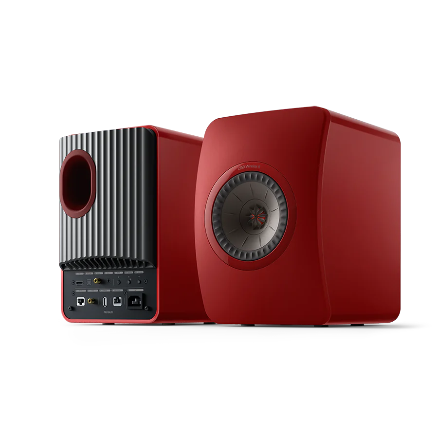 KEF LS50 Wireless II Premium Hi-Fi Bookshelf Speakers with S2 Speaker Stands Bundle - Perfect for Home Theater, Music Listening & Studio Monitoring