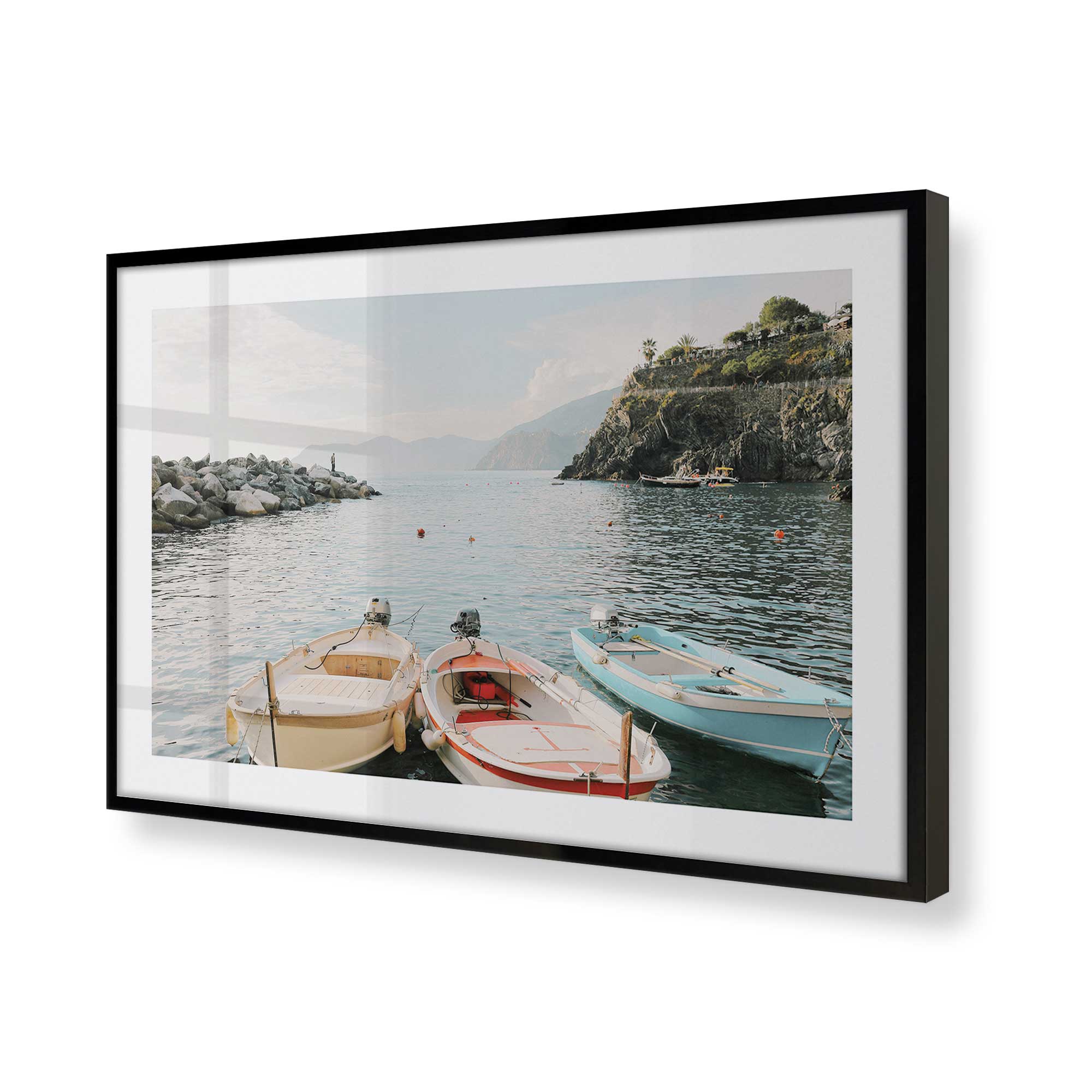 Dockside Dreams Print - Coastal Wall Art Decor for Beach House, Living Room & Bedroom | Nautical Themed Home Decor for Seaside & Ocean Lover Gifts