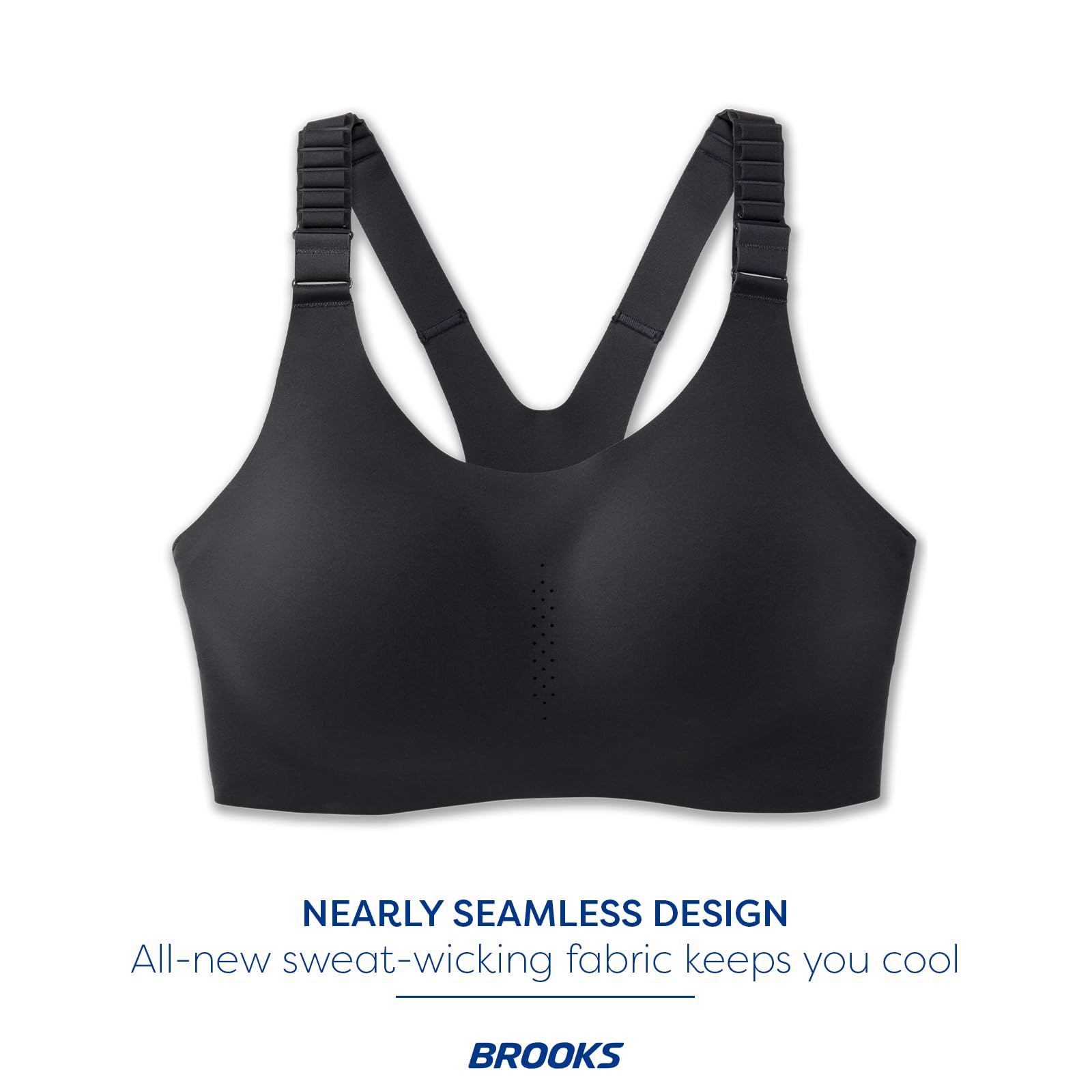 Brooks Women's Racerback 2.0 High Impact Sports Bra - Maximum Support for Running, Workouts & Intense Training | Perfect for Gym, Marathon & CrossFit Activities