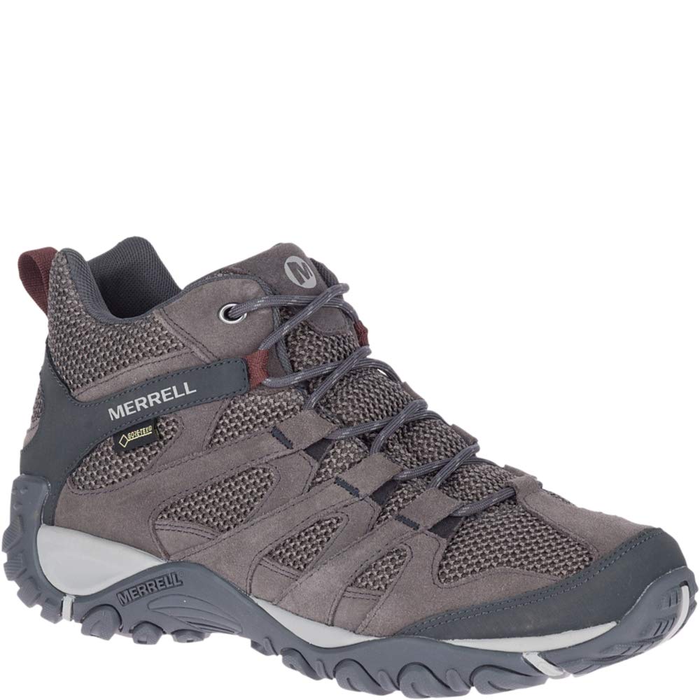 Merrell Men's Alverstone Mid Waterproof Hiking Boots - Lightweight & Durable for Outdoor Adventures, Trail Walking & Camping