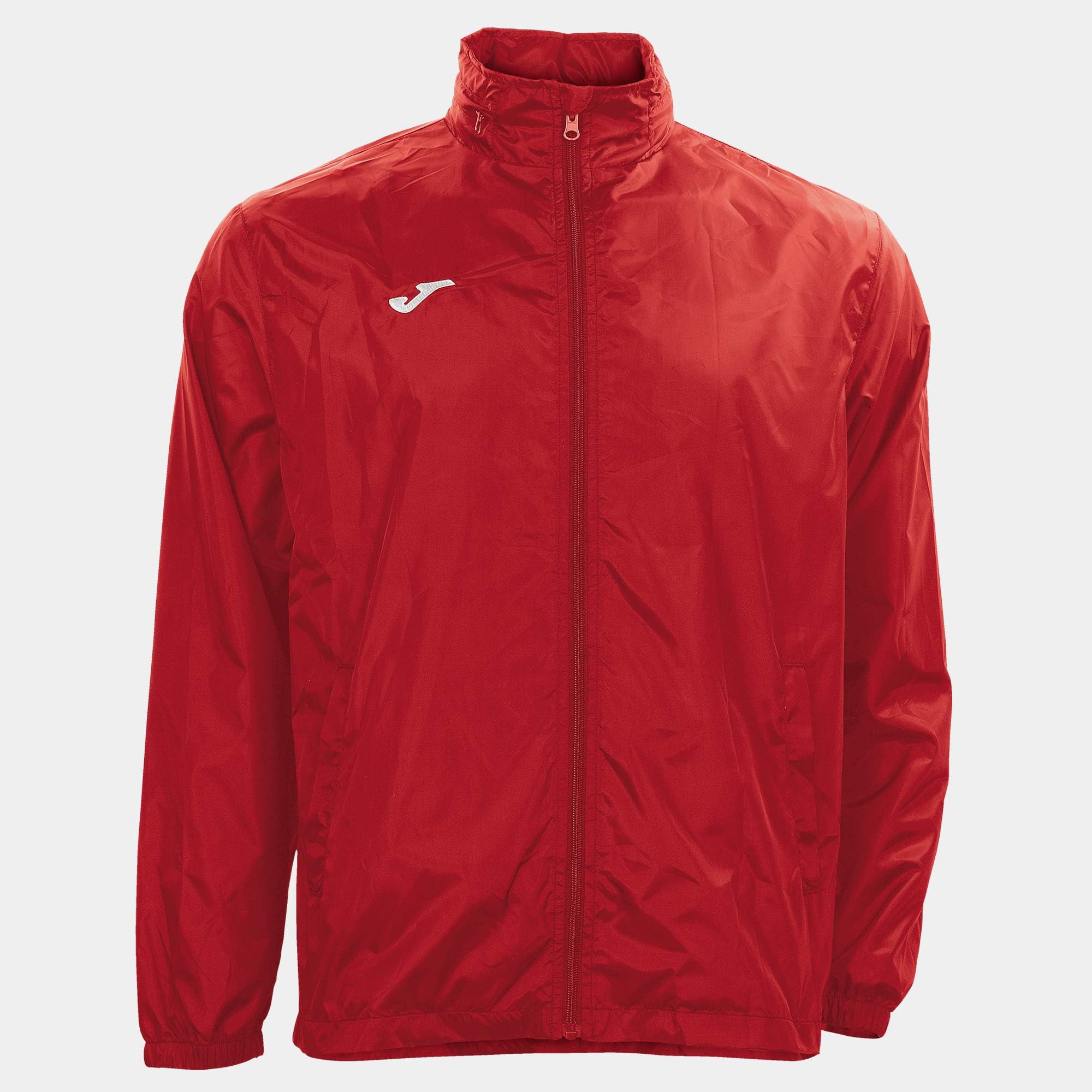 Joma IRIS RED Rain Jacket for Men - Waterproof Windbreaker with Hood for Outdoor Hiking, Camping & Travel (Size M)
