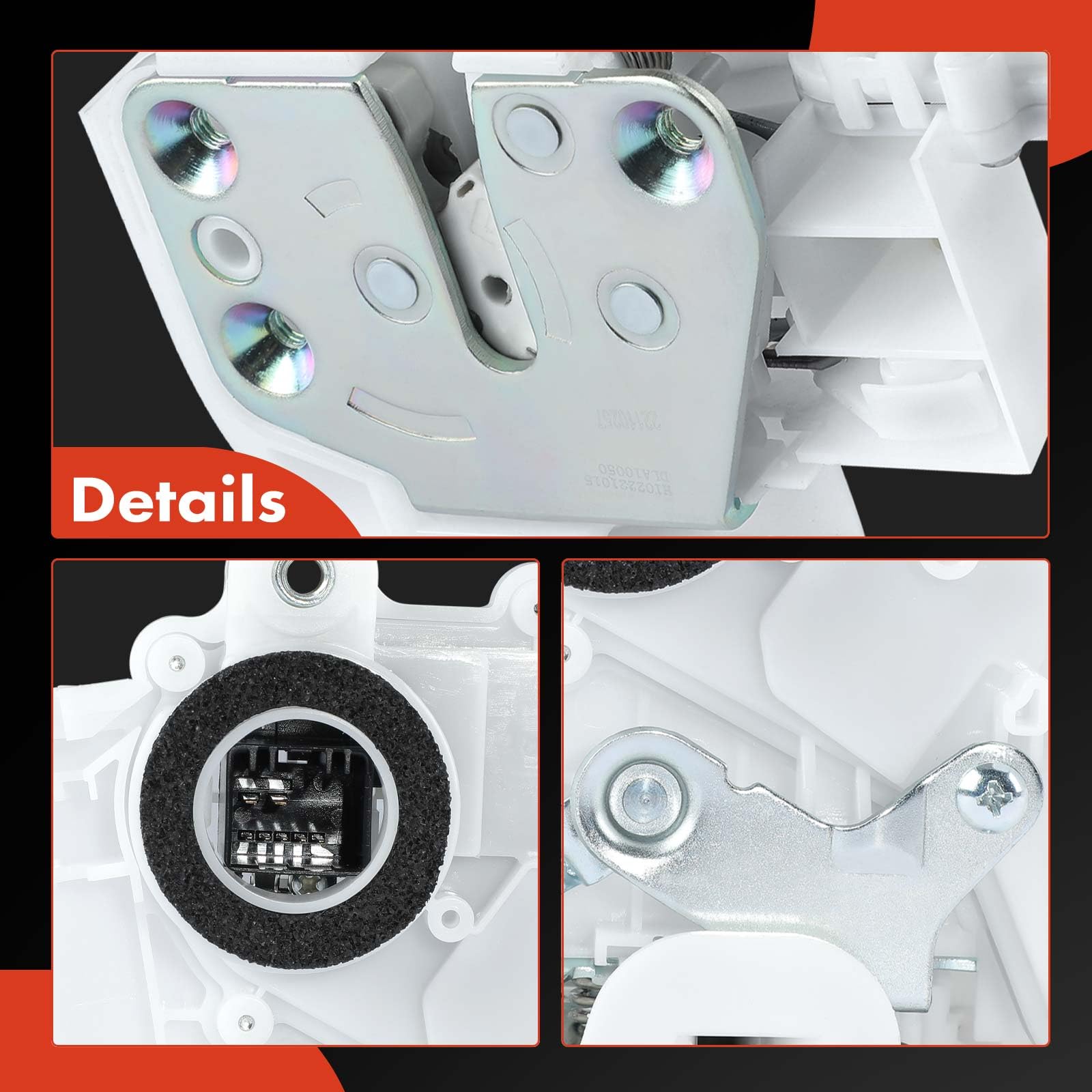 Premium Door Lock Latch Actuator for Honda CR-V 2007-2011 - Front & Rear 4-Piece Set | Durable Replacement Part for Smooth Locking Mechanism | Perfect for DIY Auto Repair and Vehicle Maintenance