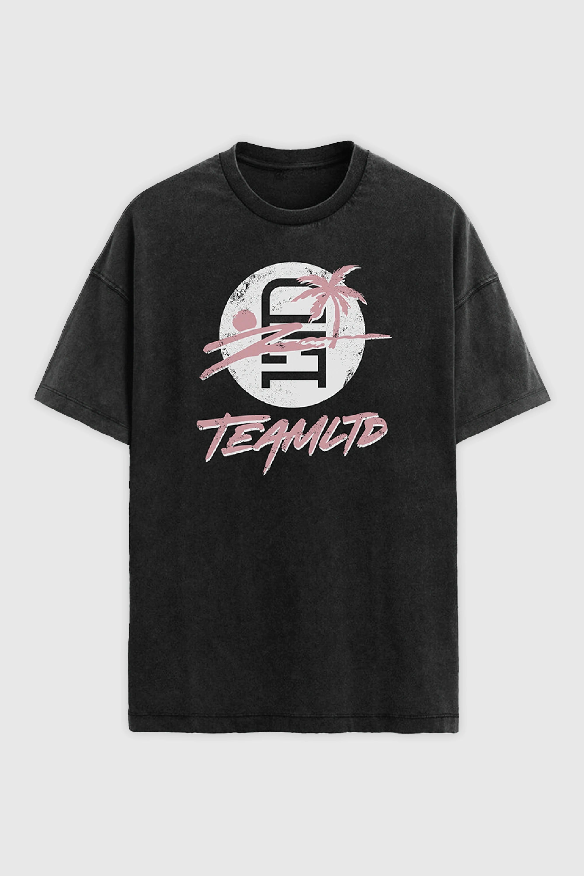 Custom Logo Palm Print T-Shirt - Soft Cotton Tee for Men & Women - Perfect for Casual Wear, Beach Outfits, and Summer Fashion
