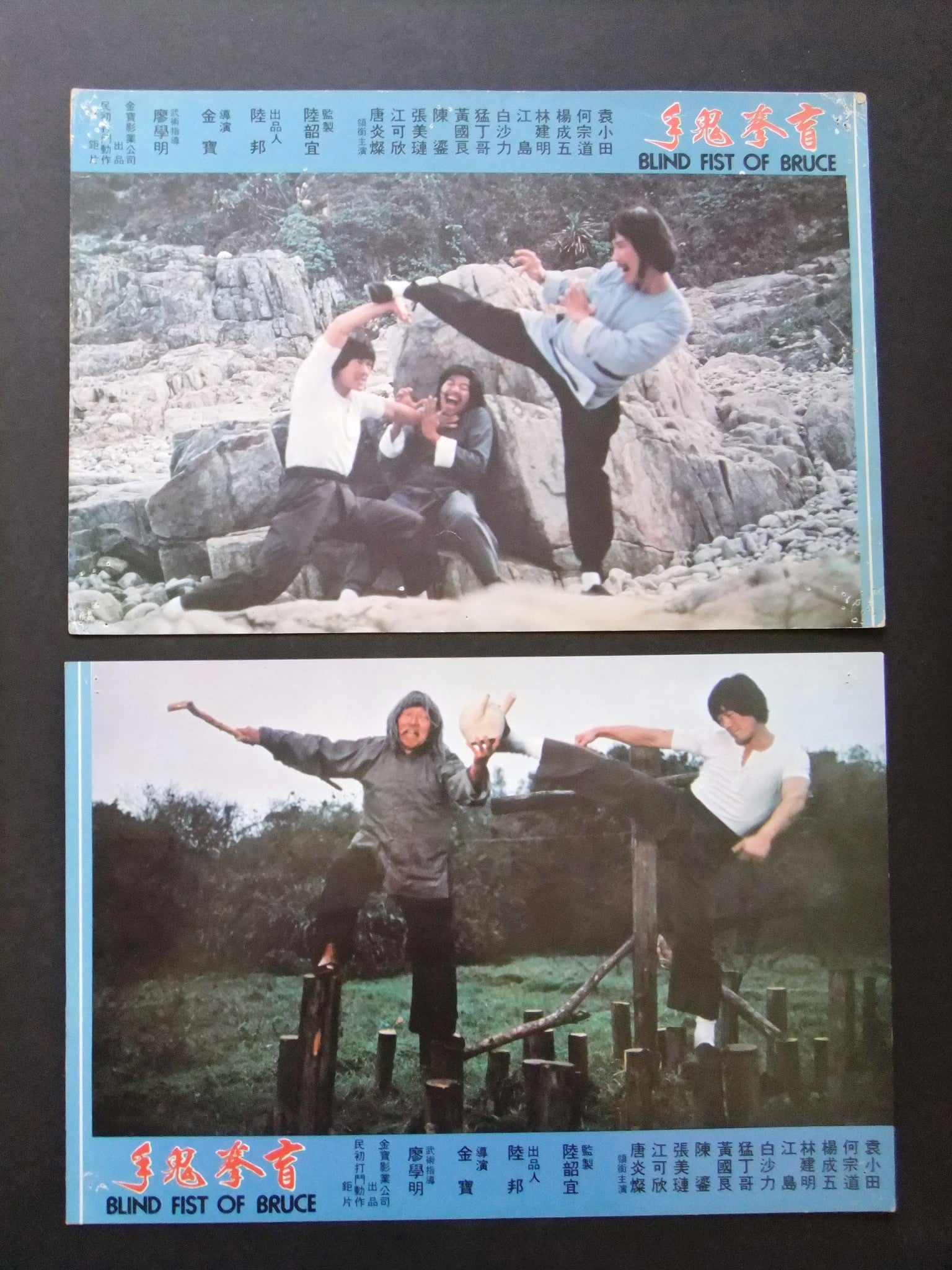 Vintage Bruce Li Kung Fu Movie Lobby Cards - Set of 12 Collectible 1970s Martial Arts Film Posters for Home Theater Decor & Martial Arts Memorabilia Display
