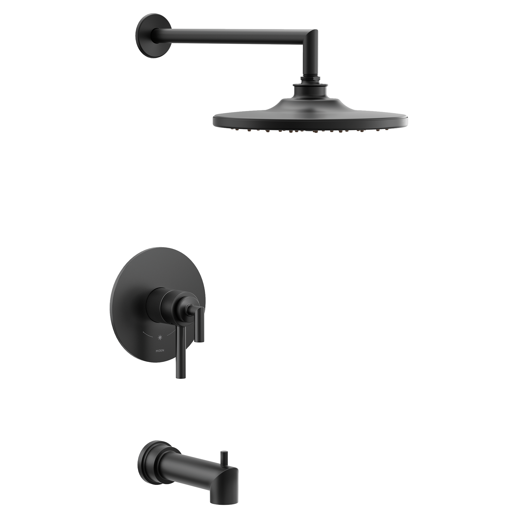 Arris Chrome M CORE 4 Series Tub and Shower Faucet - Modern Bathroom Fixture for Shower and Bathtub Use