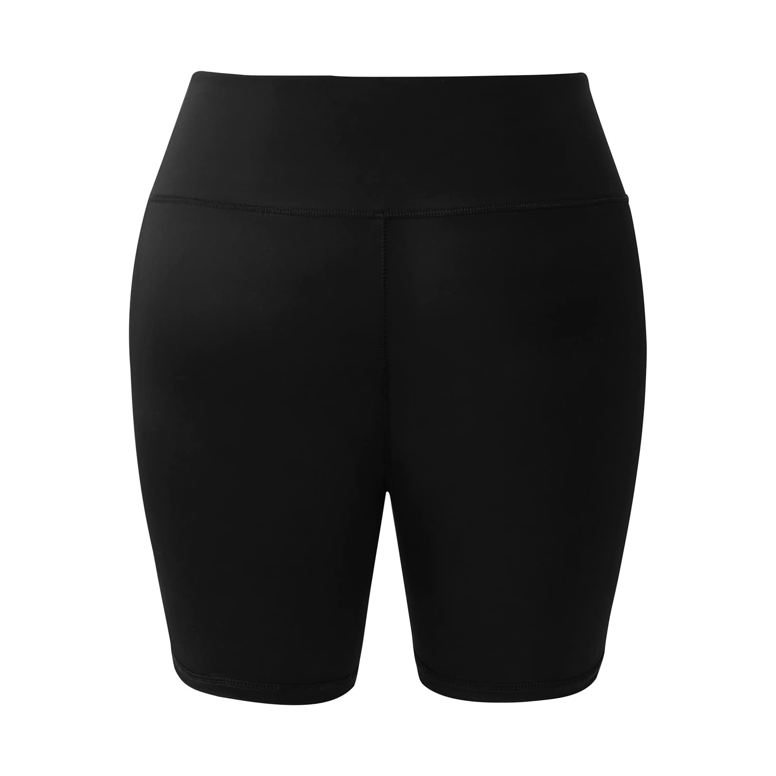 Honwenle Women's Plus Size High Waist Yoga Shorts - Tummy Control Workout Running Biker Shorts with Pockets - Stretchy Athletic Shorts for Yoga, Gym & Casual Wear