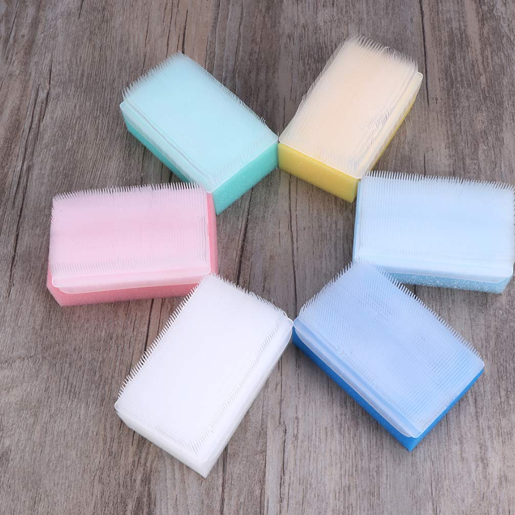 EXCEART Natural Loofah Sponge for Exfoliating & Body Wash - Back Scrubber, Bath & Shower Sponge, Spa Massager (Random Color) - Perfect for Deep Cleansing, Dead Skin Removal & Relaxing Massage