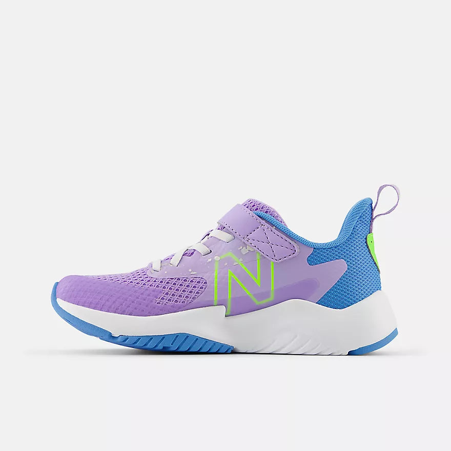 New Balance Lilac Glo Rave Run A/C Kids' Running Shoes - Lightweight Breathable Sneakers for Girls' Sports & Outdoor Activities