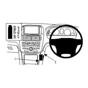 ClicOn No Holes Center Dash Mount for Ford Territory (2012-2017) - Perfect for GPS, Phone Holders & Car Accessories Installation