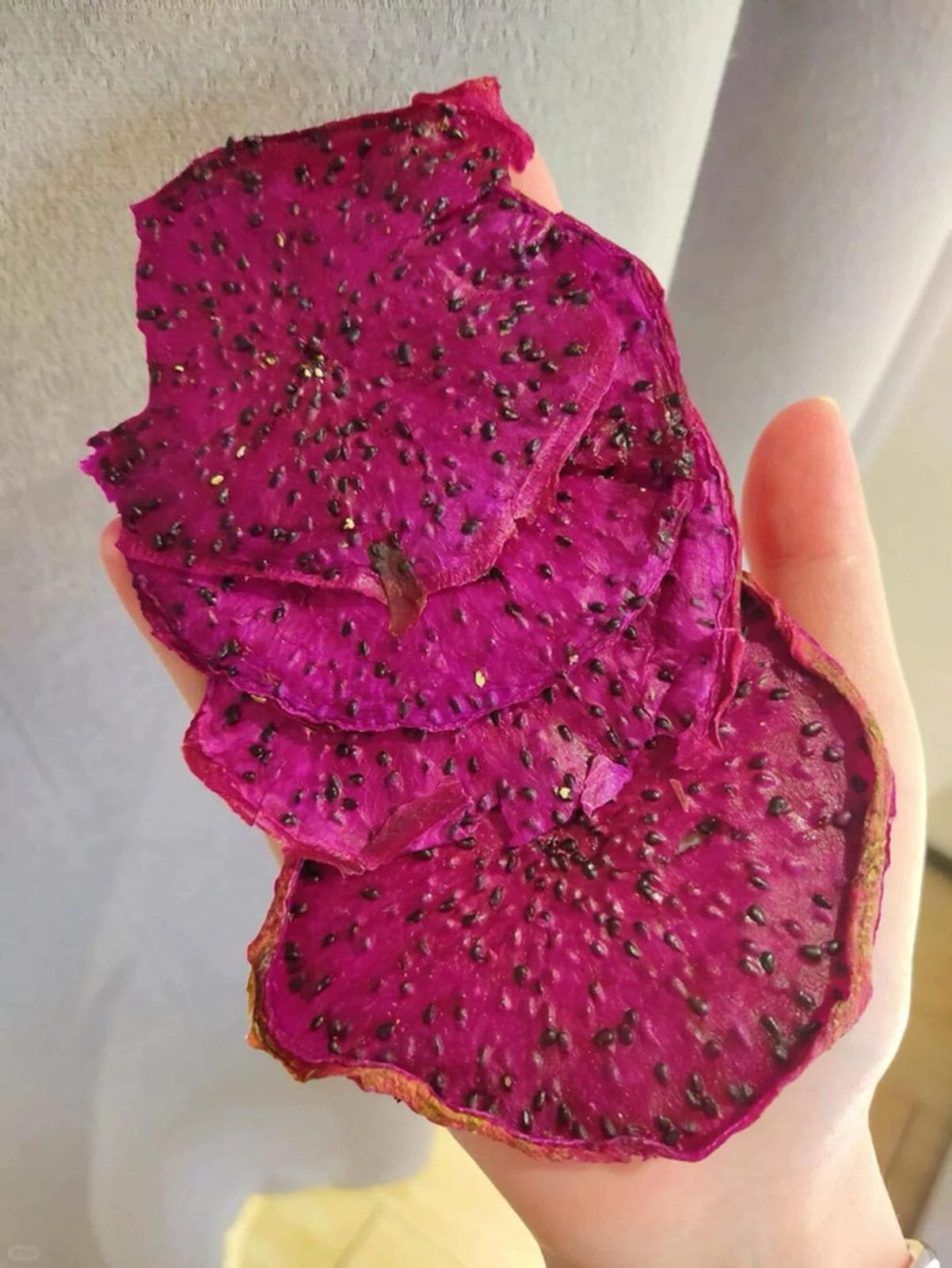 Freeze Dried Dragon Fruit Chunks - 100% Natural Dehydrated Fruit Snack, 4.23oz/120g - Perfect for Smoothie Bowls, Yogurt Toppings & Healthy On-the-Go Snacking
