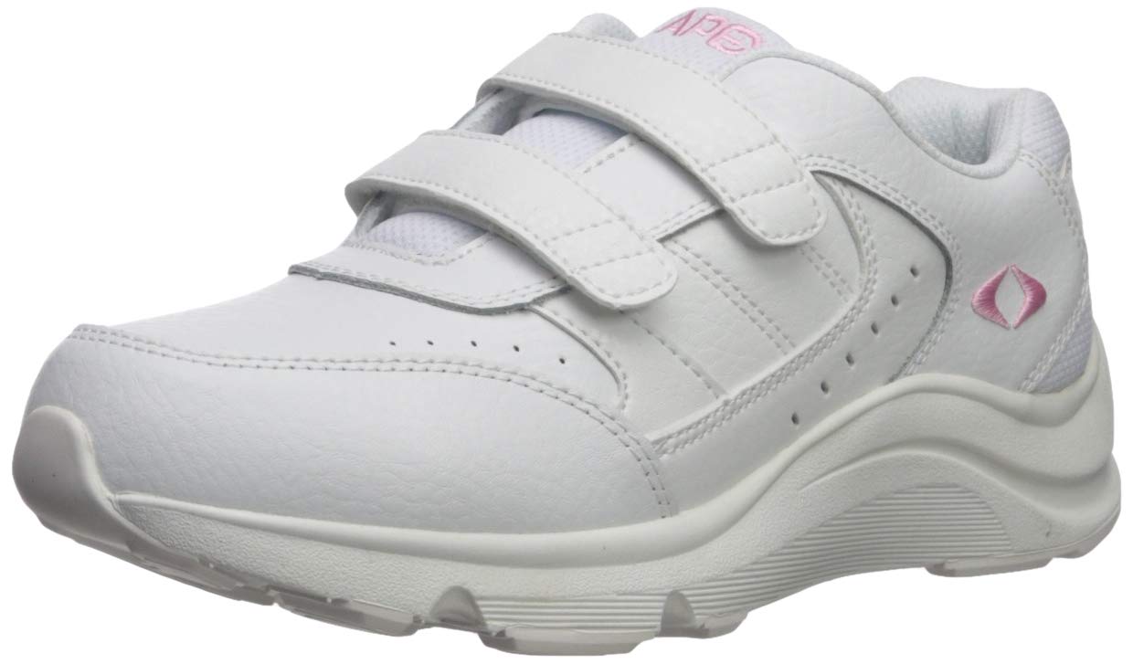 Apex Women's Double Strap Walking Shoes - Comfortable Slip-On Sneakers for Walking, Travel & Casual Wear | Lightweight & Supportive Footwear for Everyday Use