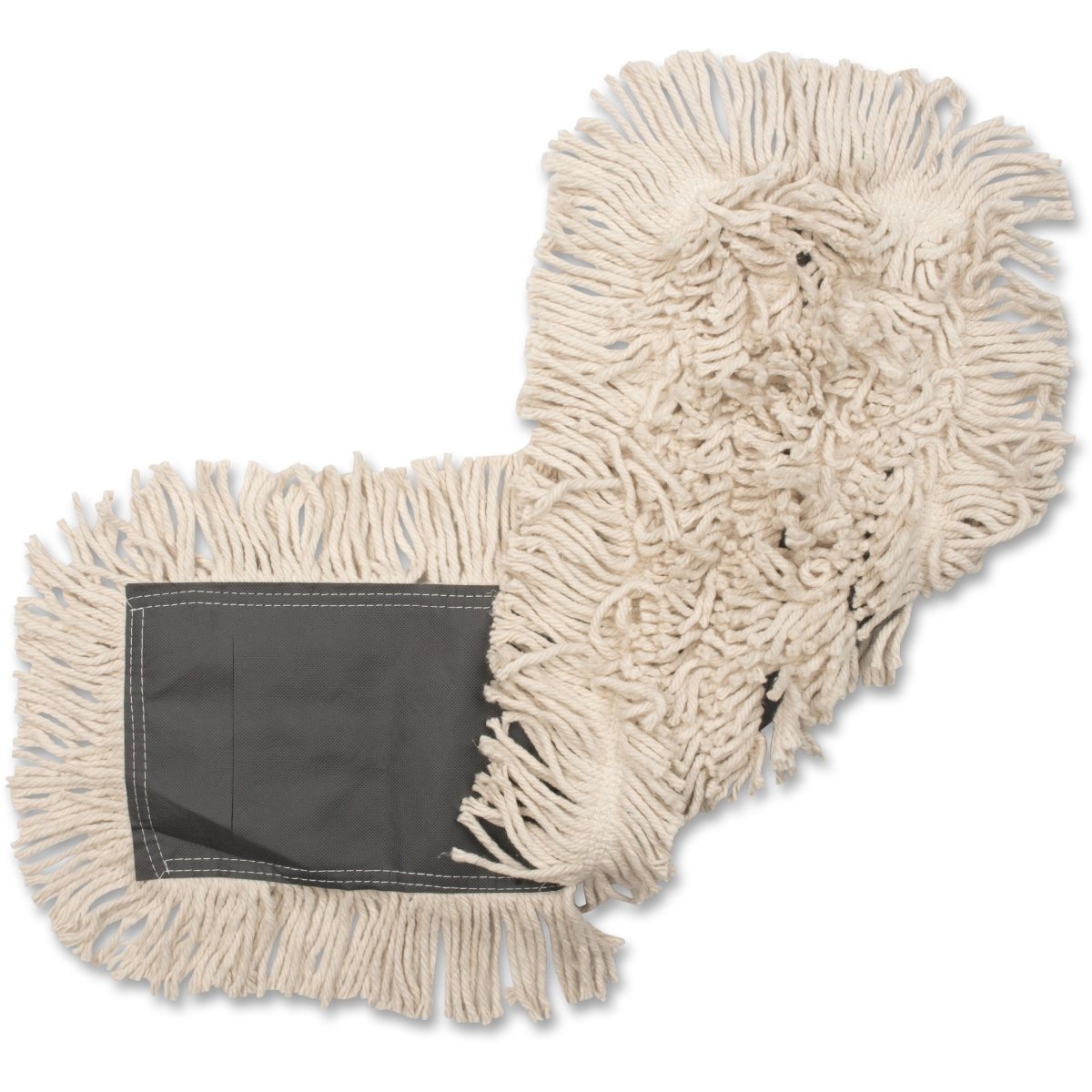 48 x 5 Inch Disposable Cotton Dust Mop - Natural Fiber Floor Cleaning Pads for Home, Office & Commercial Use - Ideal for Hardwood, Tile & Laminate Floors